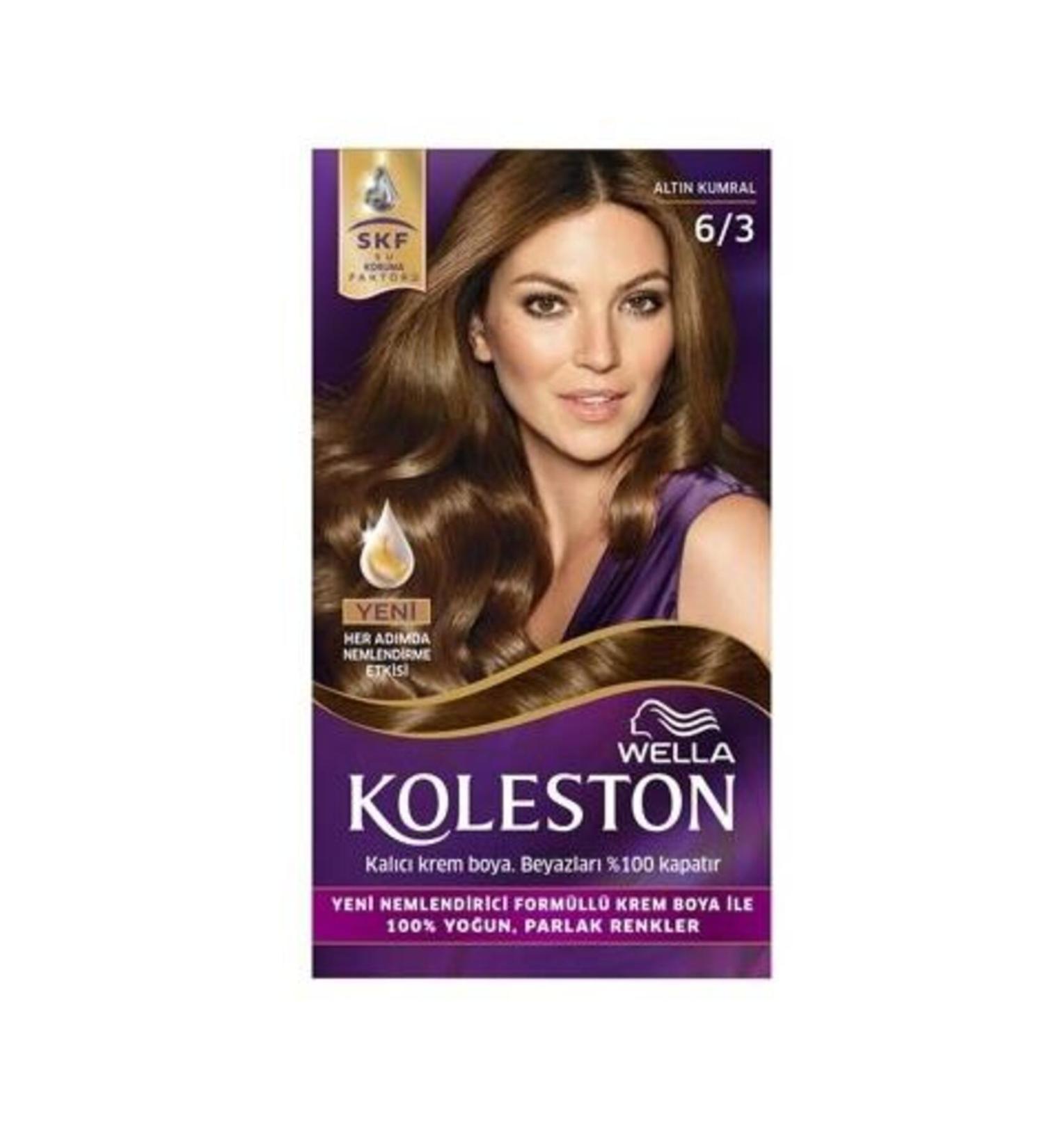 Wella Koleston Kit 6/3 Golden Blonde Hair Dye