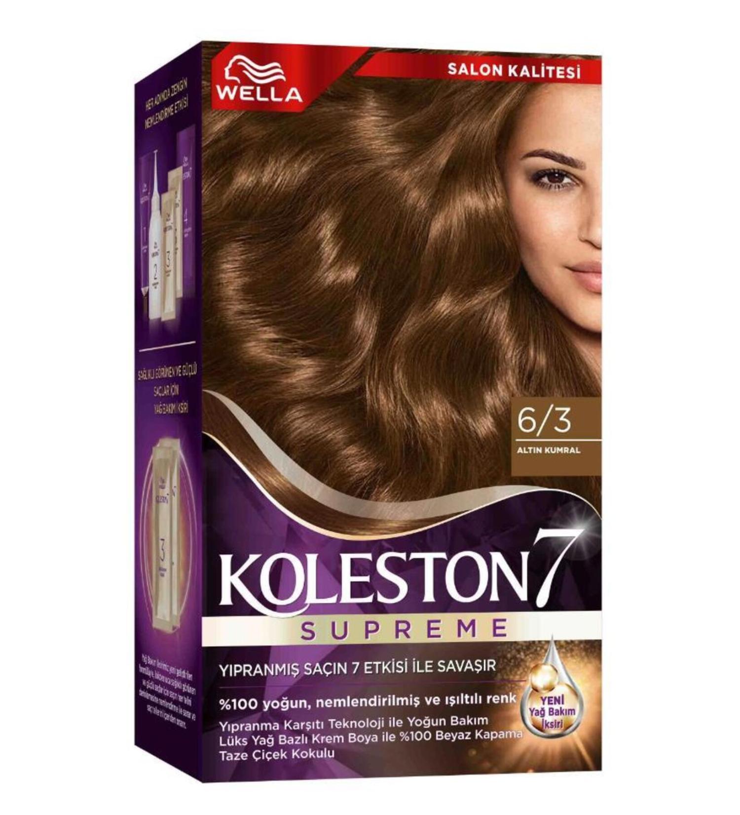 Wella Koleston Supreme Kit 6/3 Golden Blonde