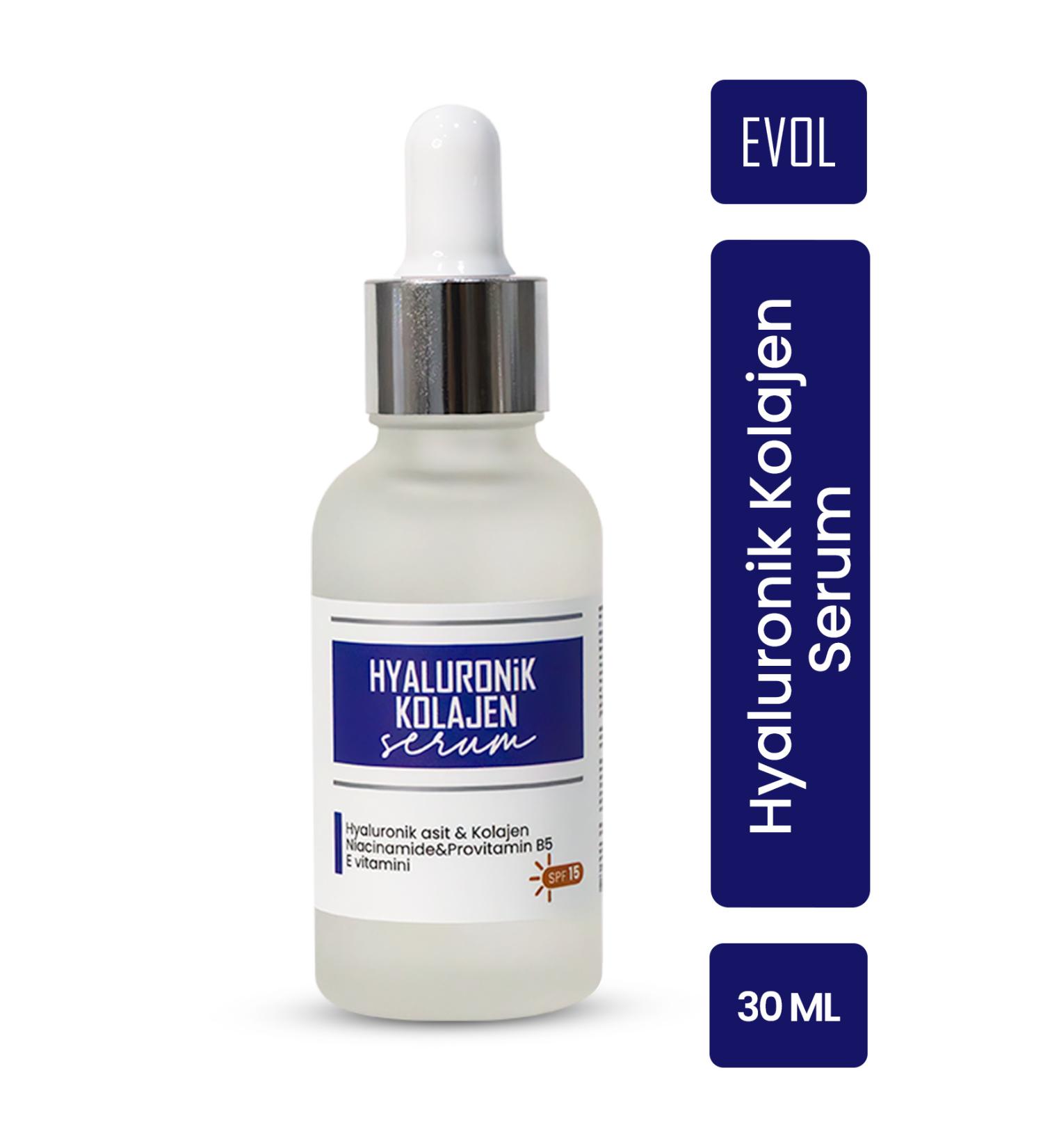 EVOL Hyaluronic Collagen Anti-Aging Botox Effective Pore Tightening Plumping Serum 30 ml - Buy Online on GoSupps.com