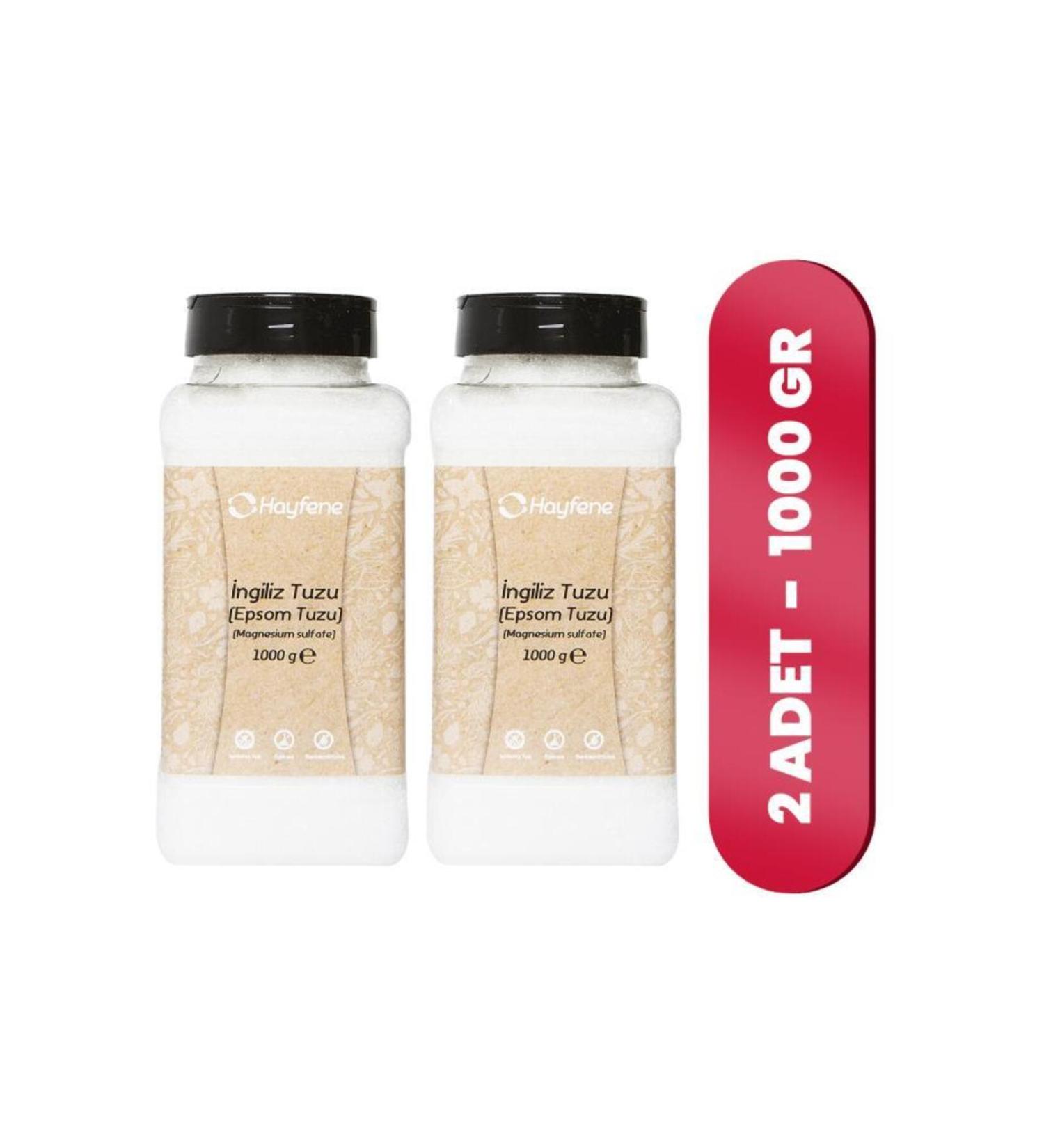 Hayfene 2-Piece Epsom Salt 1000 gr Spice Set