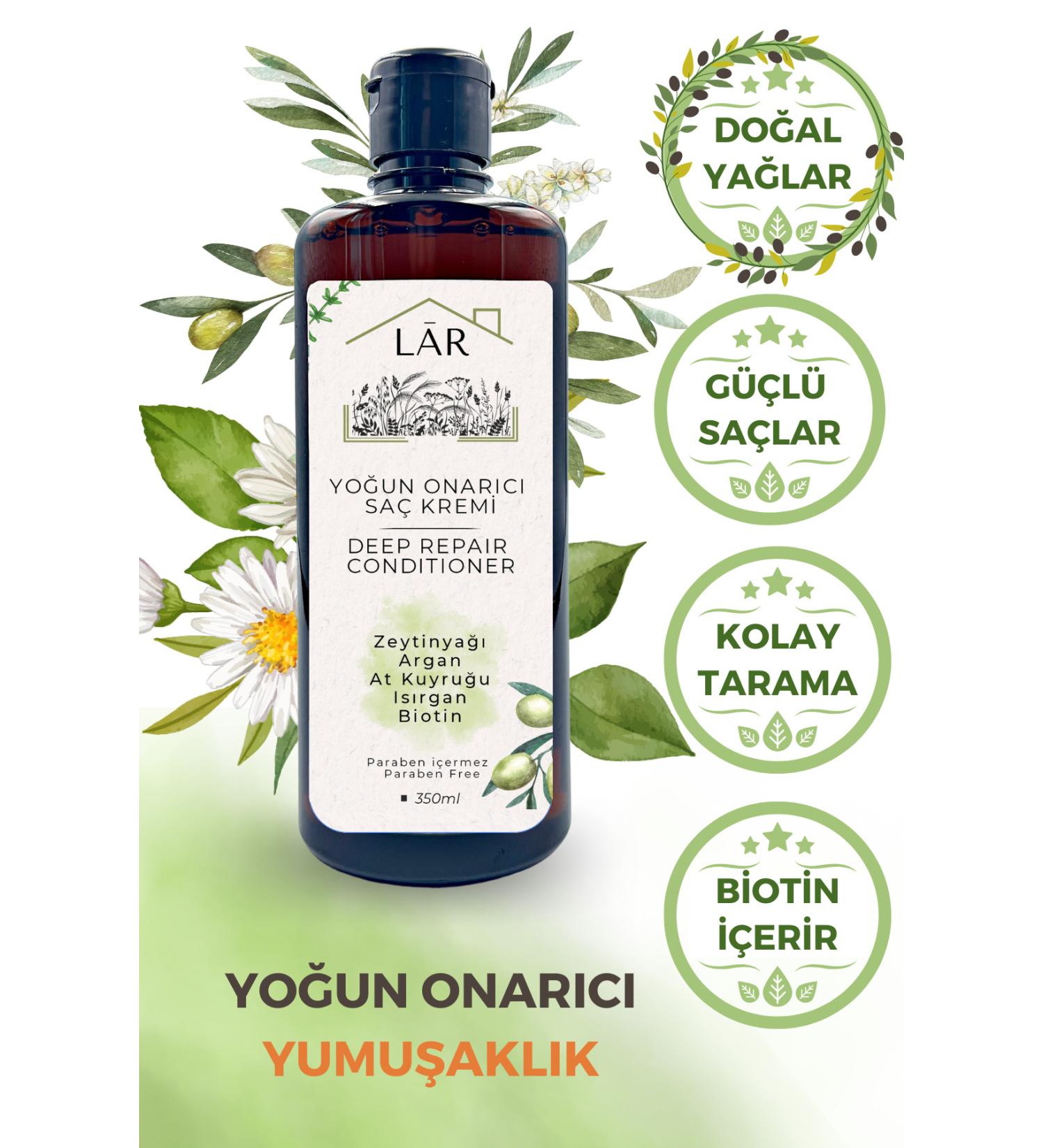 LAR Herbal Paraben-Free Rich Intensive Repair Conditioner - 350 ml