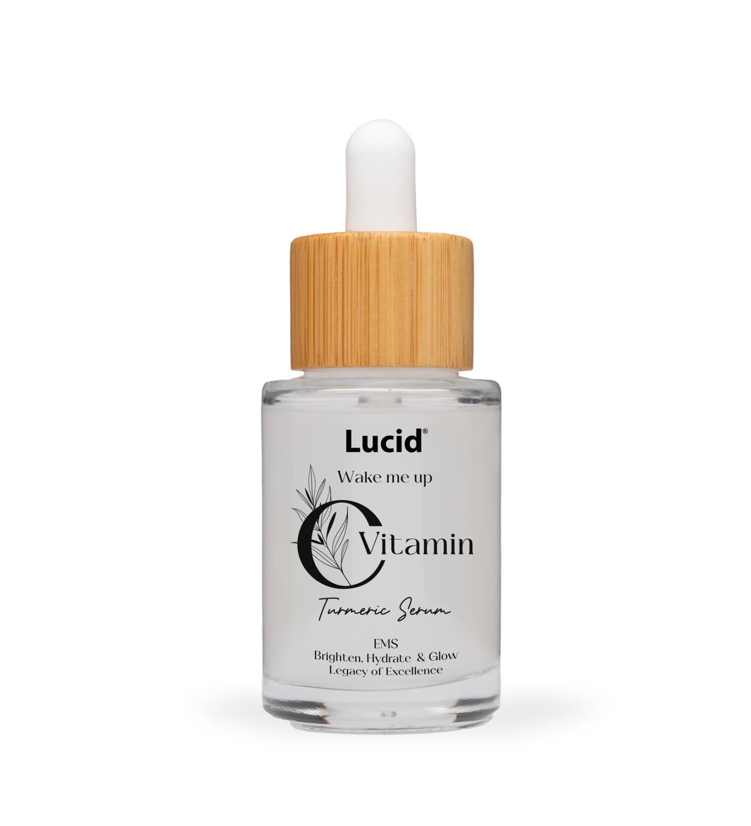 Lucid Biochemical Vitamin C Brightening Hyaluronic Acid Repairing and Moisturizing Serum 30ml - Buy Online on GoSupps.com