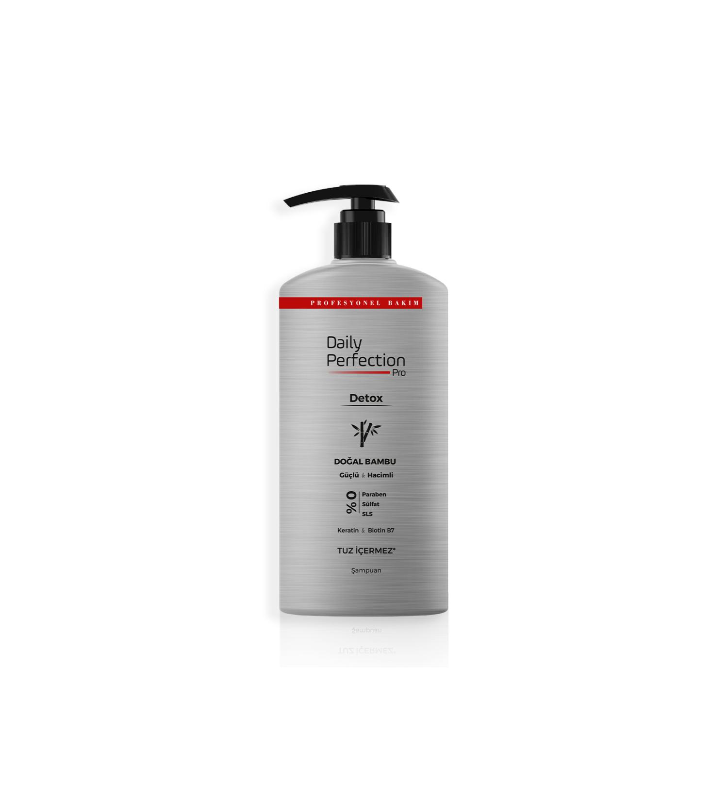 DAILY PERFECTION PRO Detox Shampoo - Natural Bamboo 500 ml - Buy Online on GoSupps.com