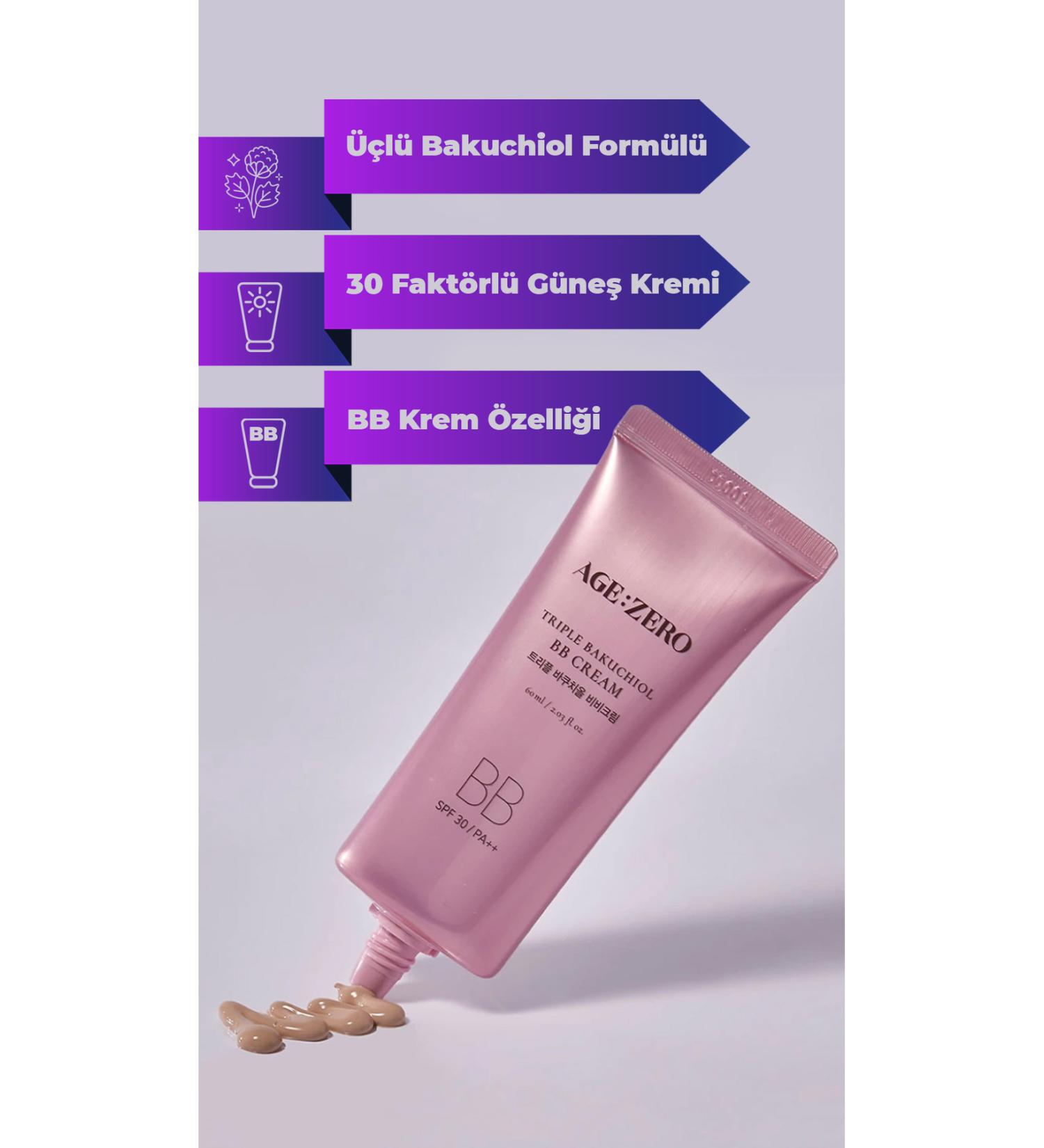 Age Zero Triple Bakuchiol BB Cream 30 Factor PA++ Blemish Balm Blemish Cream - Buy Online on GoSupps.com