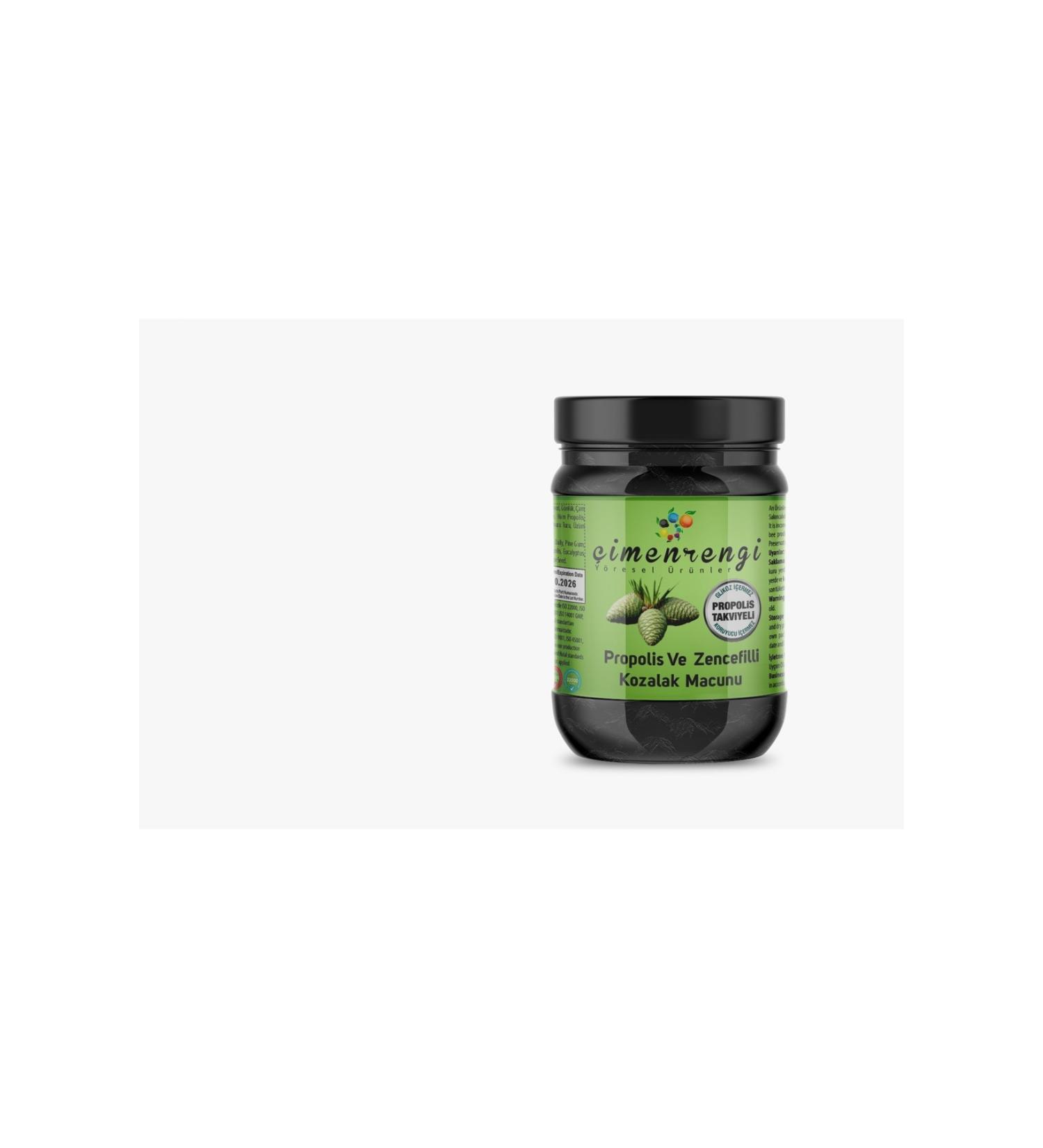 Grass Color Propolis and Ginger Green Pine Cone Paste 240 gr