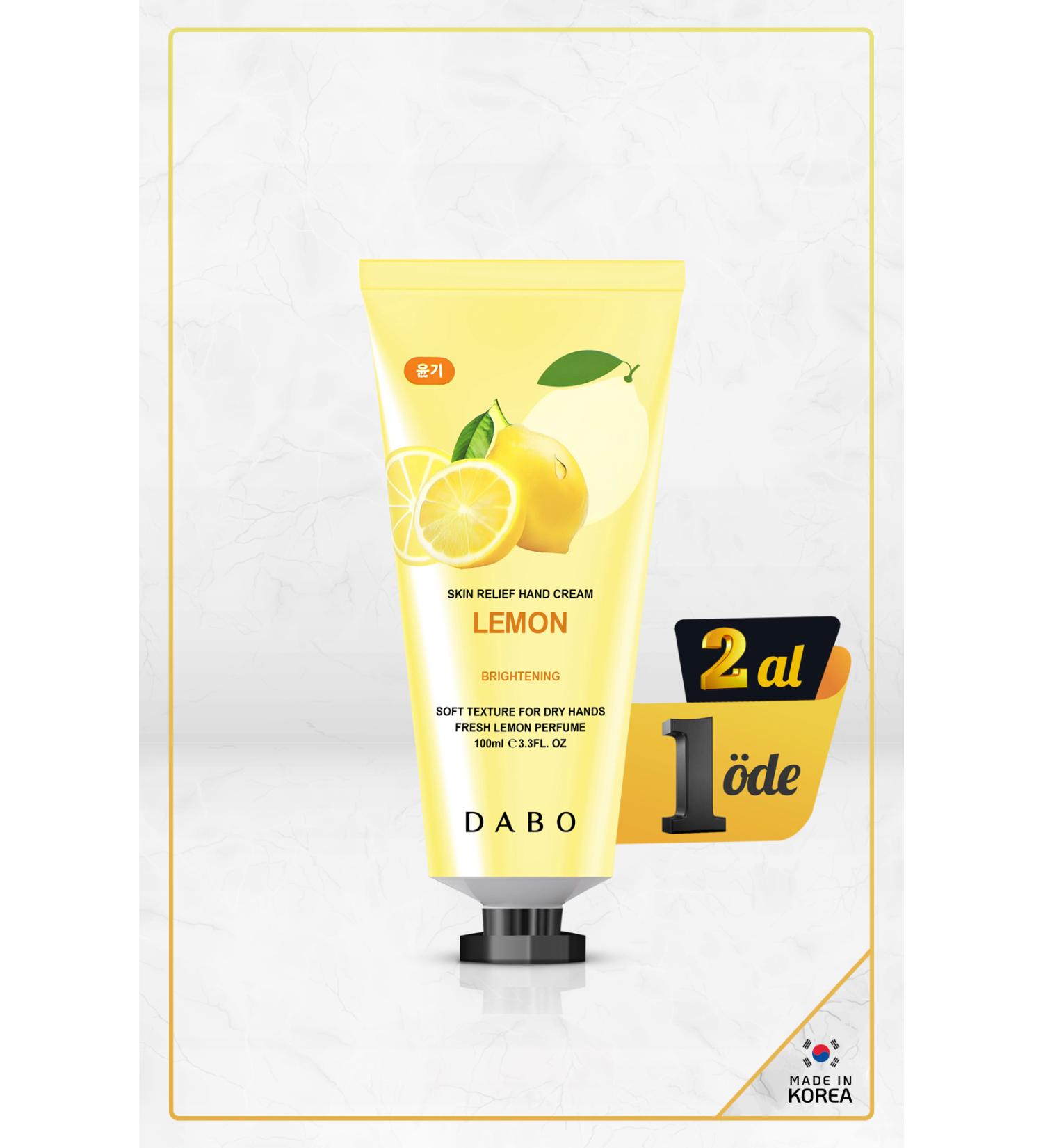 Dabo Skin Soothing Hand Cream Lemon Brightening Made In Korea