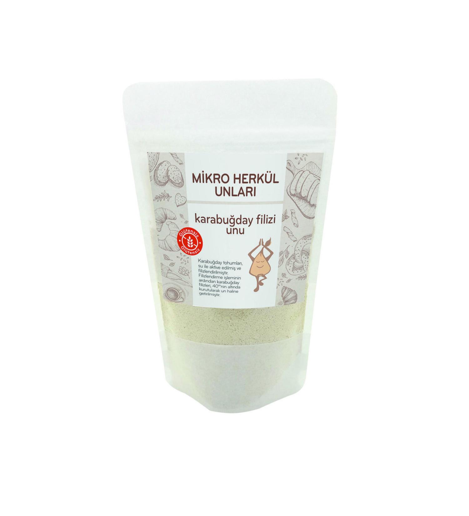 Improvised Food Gluten-Free Sprouted Raw Buckwheat Flour (500 GR)