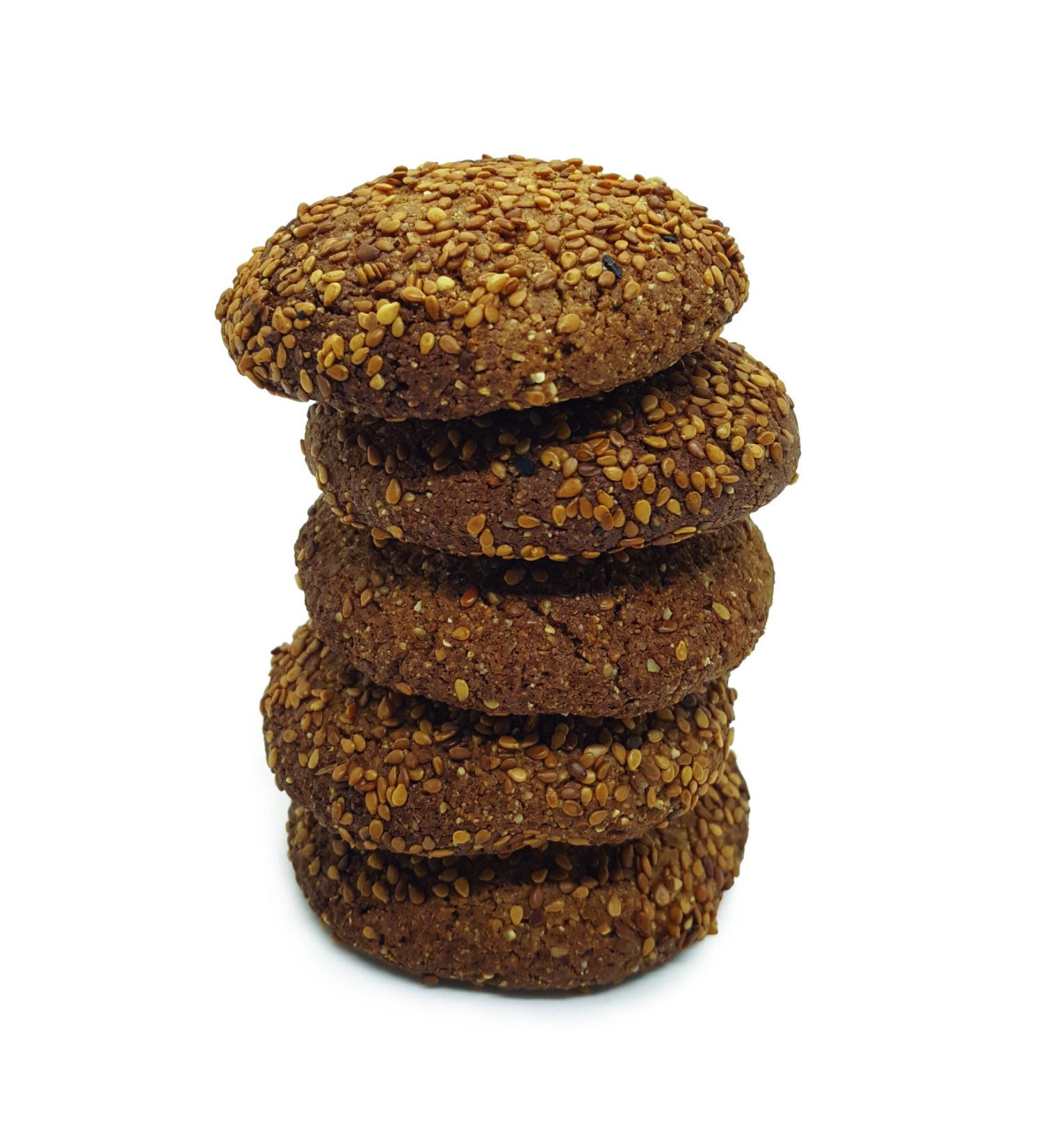 Improvised Food Tahini Gluten Free Cookies 250gr - Buy Online on GoSupps.com