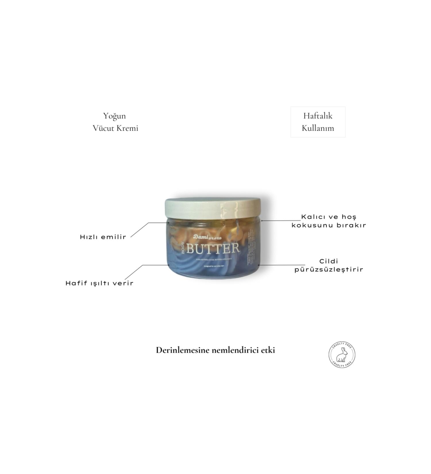DAM Body Butter Thick Consistency Deep Body Moisturizing Balm (MANGO FLAVORED)
