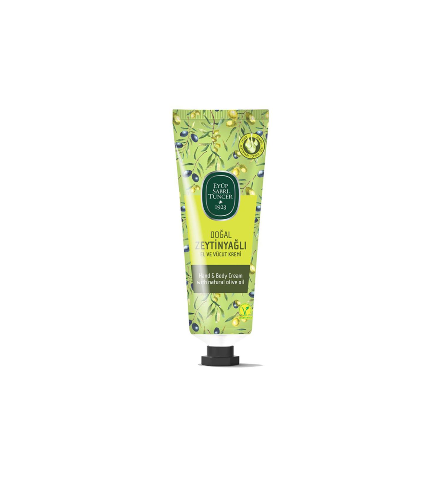 Ey p Sabri Tuncer Natural Olive Oil Hand and Body Cream 50 Ml with olive oil