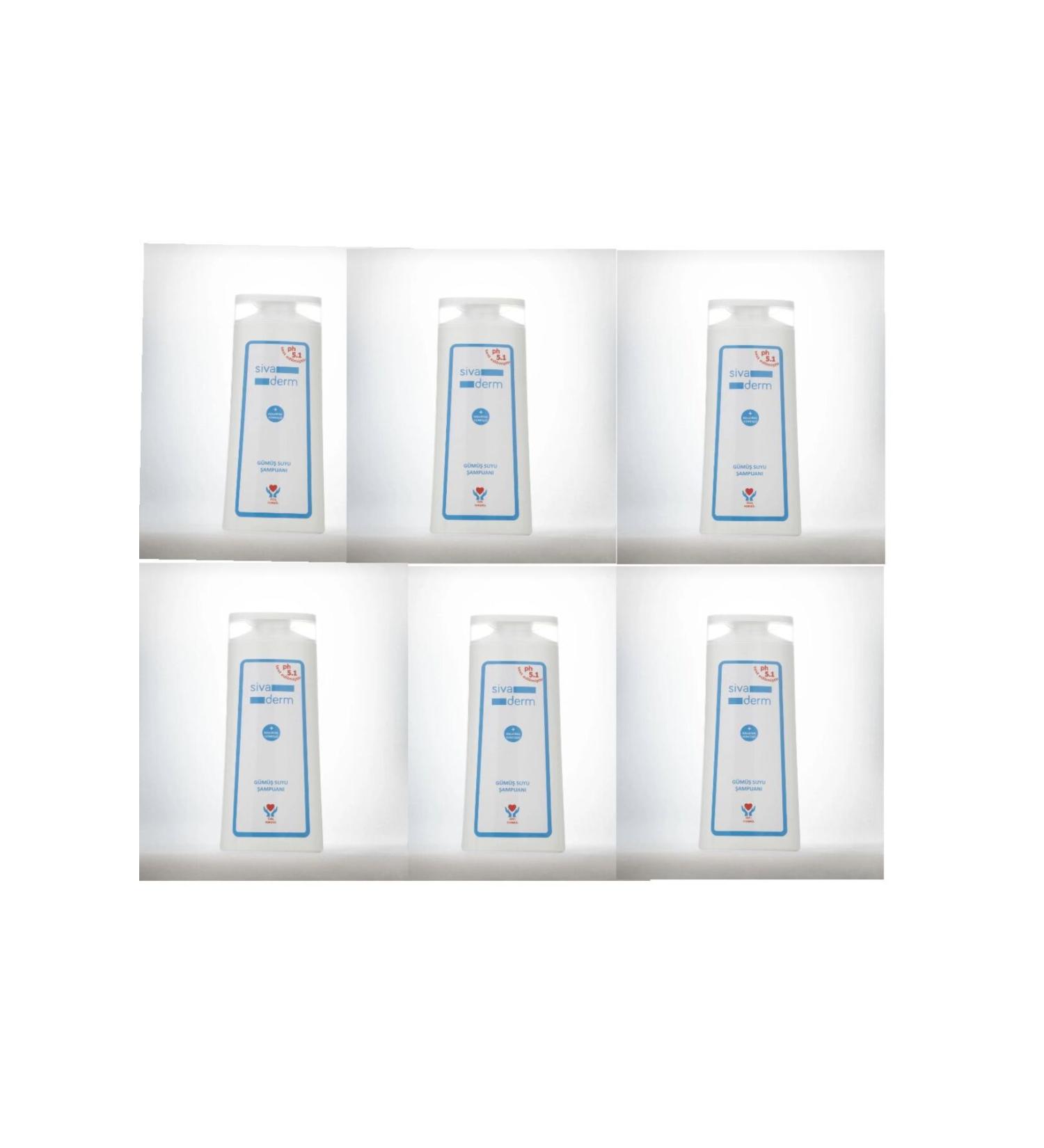 L&M L ZA YILDIZ SIVA DERM 6-PIECE SILVER SHAMPOO
