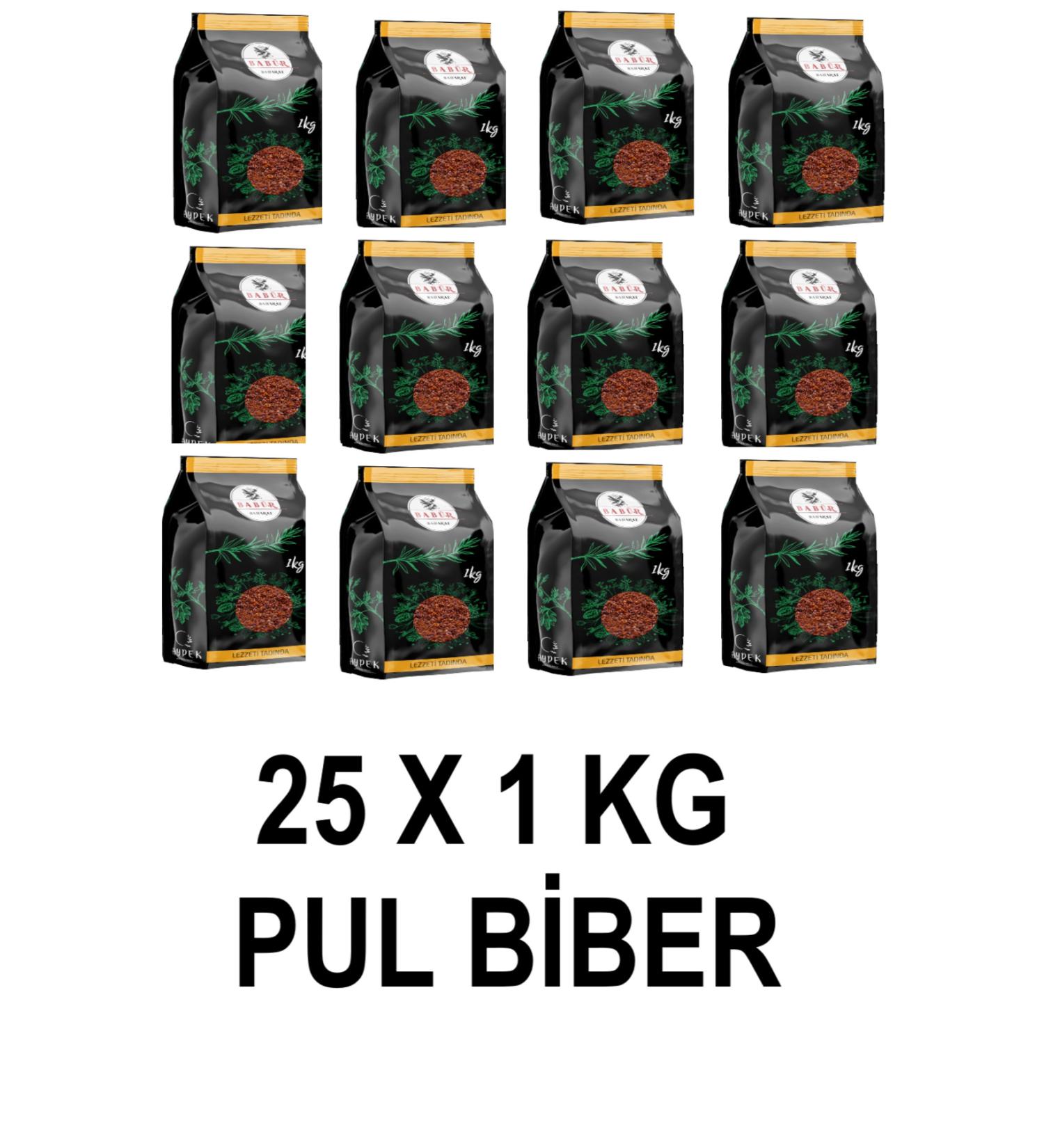 BABUR PEPPER FLAKES 25 X 1 KG 25 KG