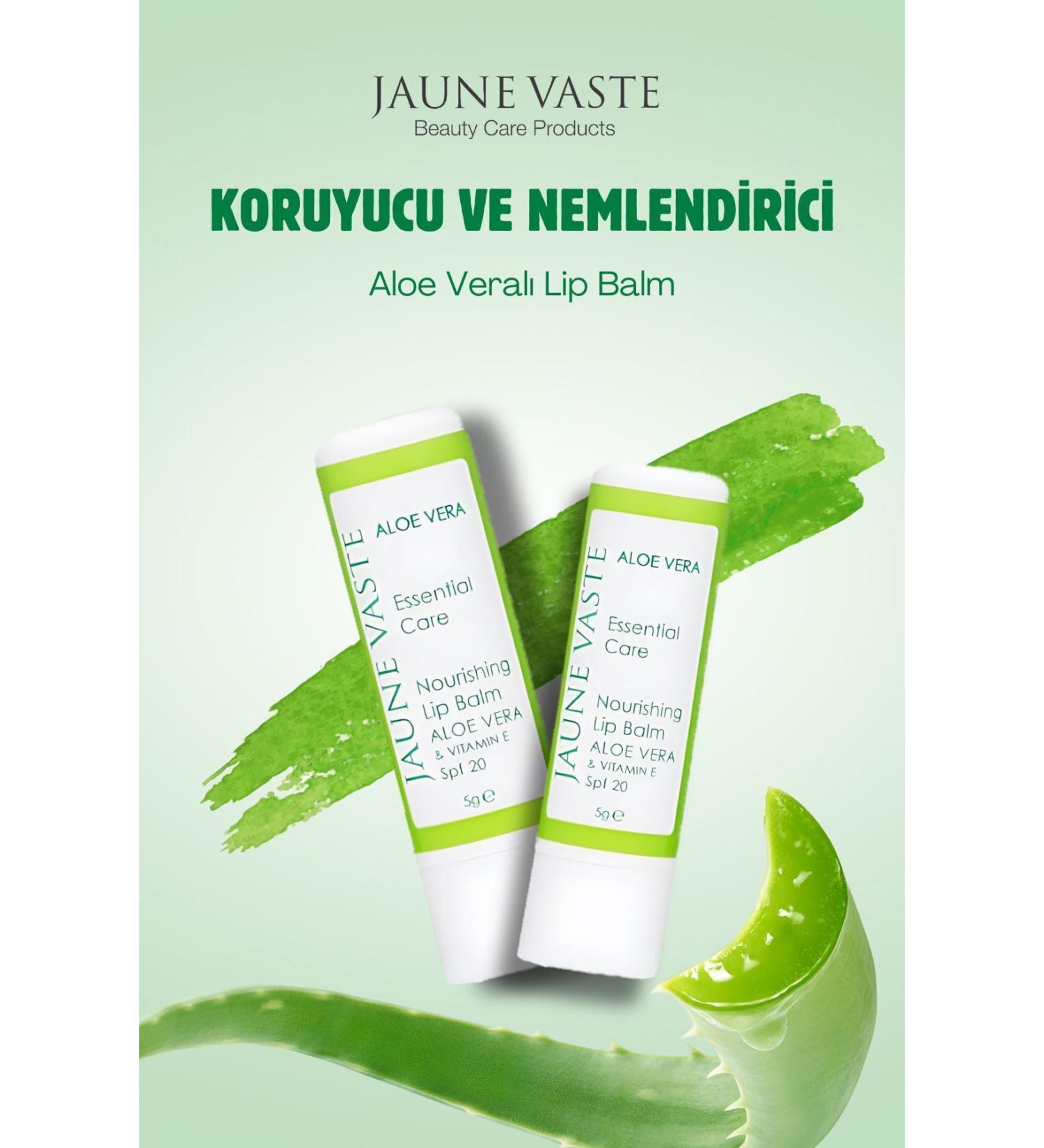 Jaune Vaste Aloe Vera Vitamin E Lip Stick 5 gr