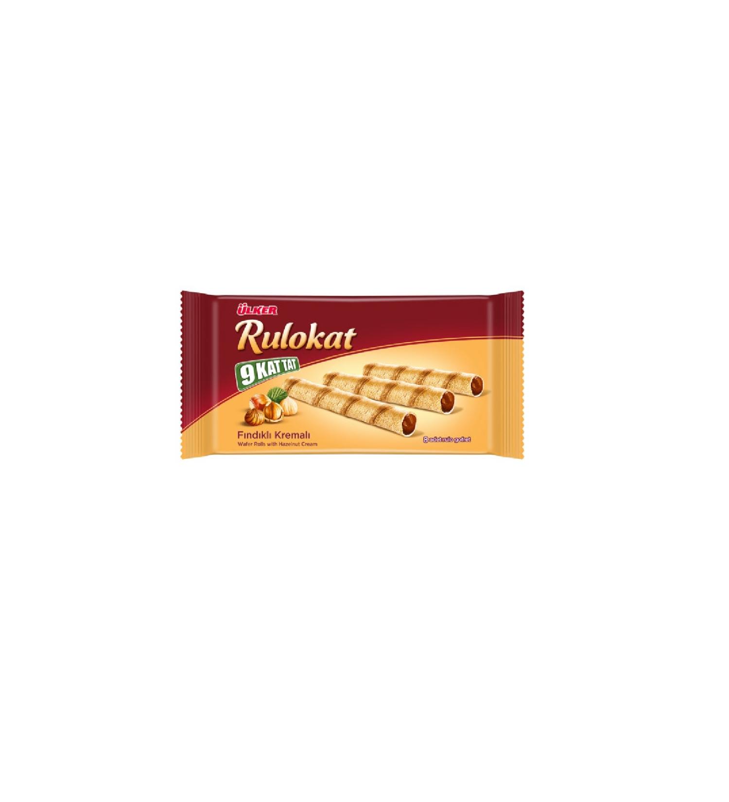 lker Rulokat 9 Kat Tat Hazelnut Roll Wafer 42 G (12 PCS)