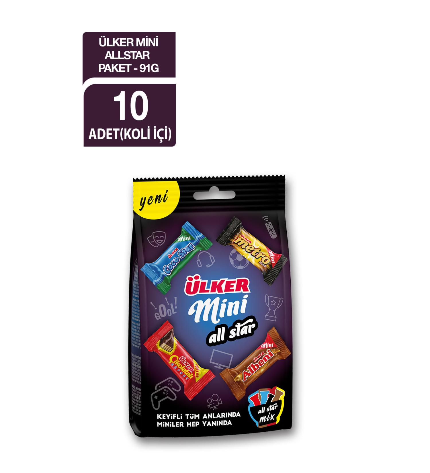 Ulker Ikra Mini All Star 91 gr 10 pieces