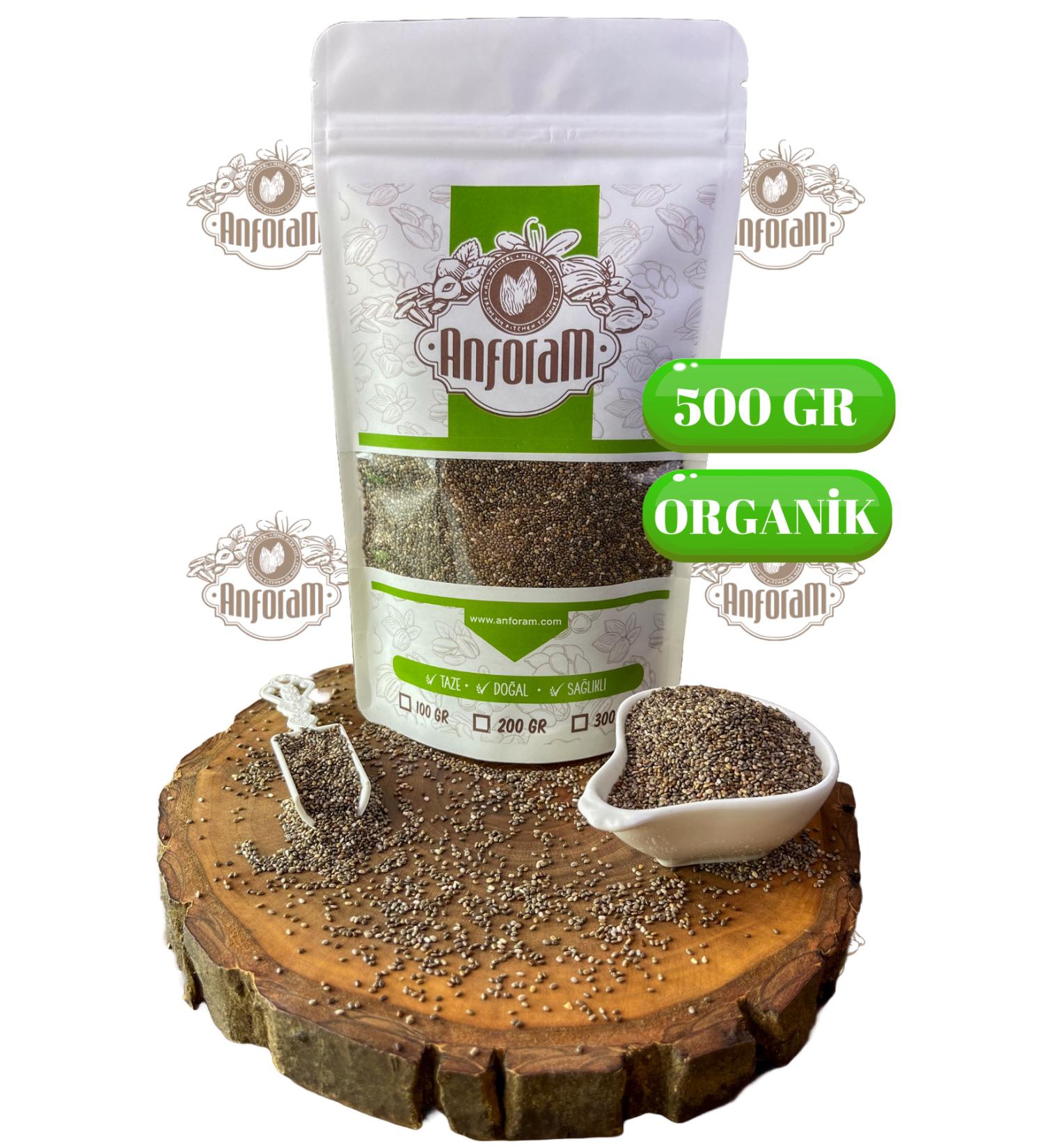 Anforam Chia Seed Organic 500 GR Chia Seed - Buy Online on GoSupps.com