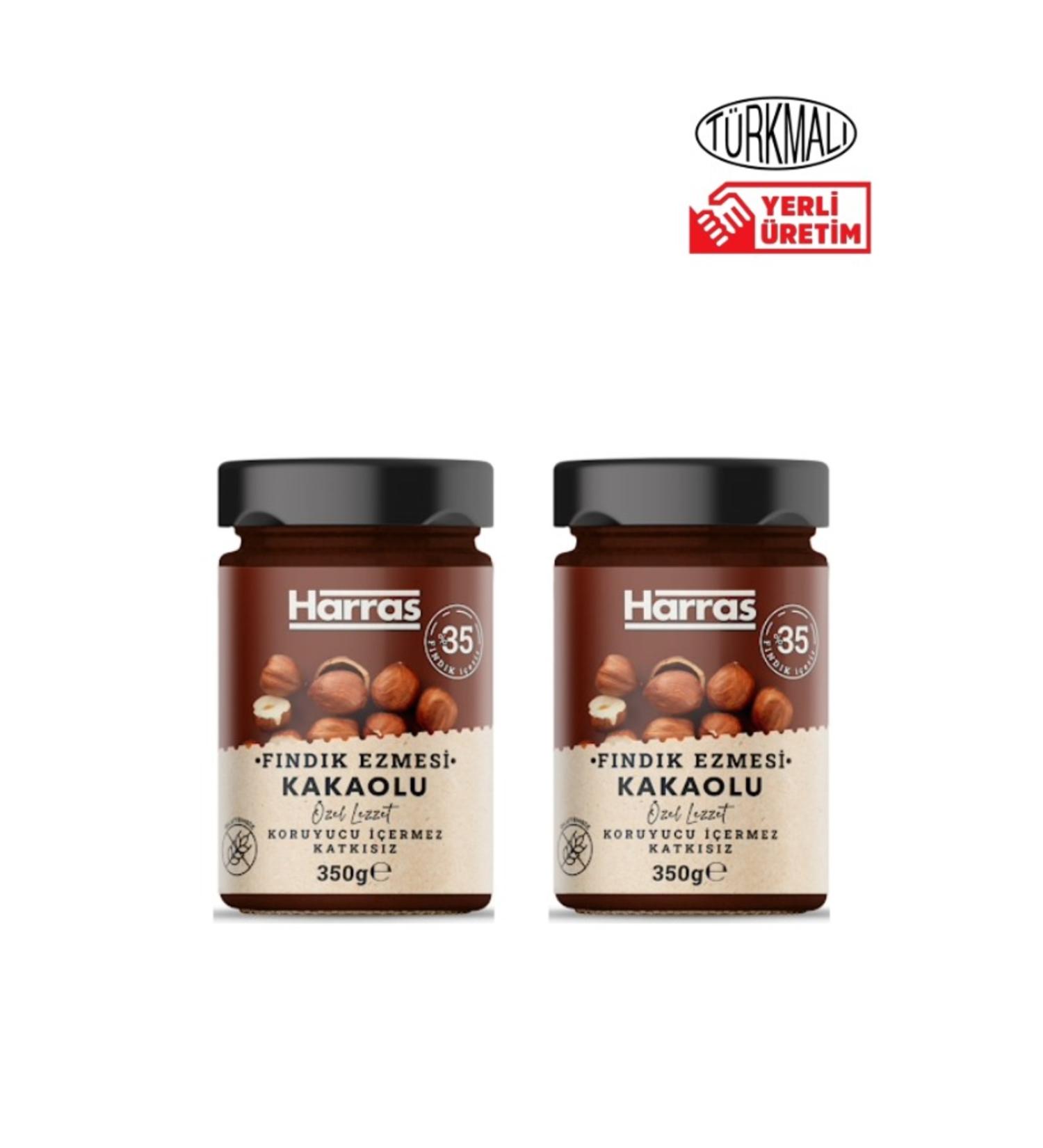 Harras COCOA HAZELNUT PASTE 350 GRX2 PIECES HARRAS
