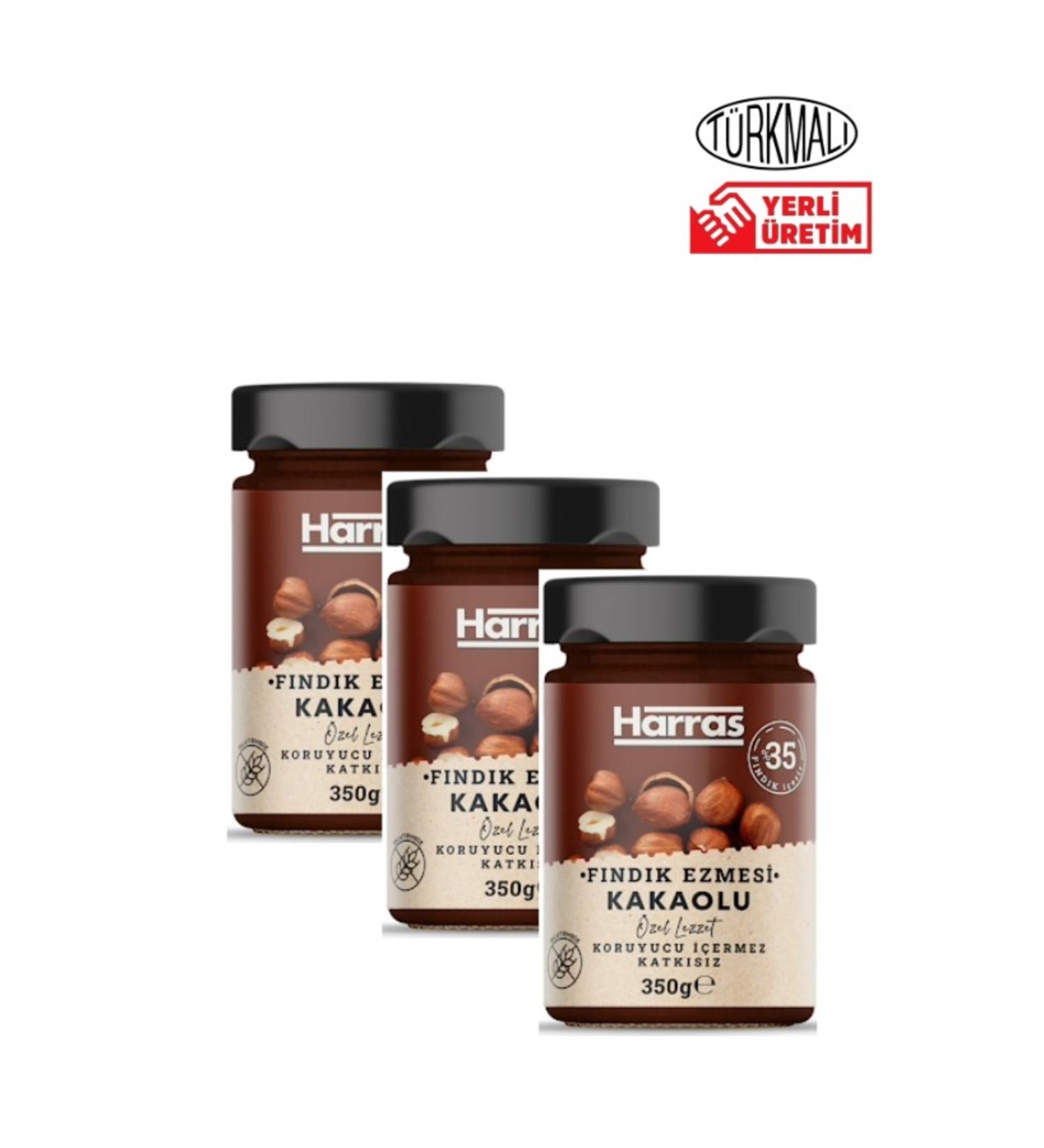 Harras COCOA HAZELNUT PASTE 350 GRX3 PIECES HARRAS