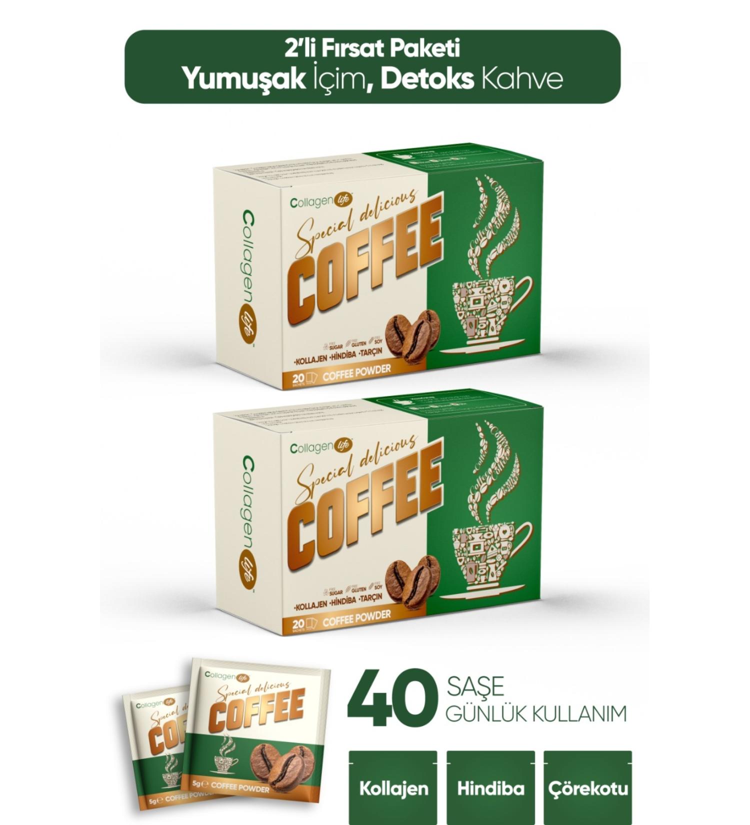 Collagen Life Chicory Collagen Garcinia and Black Cumin Detox Coffee 2 Pack Deal - Buy Online on GoSupps.com
