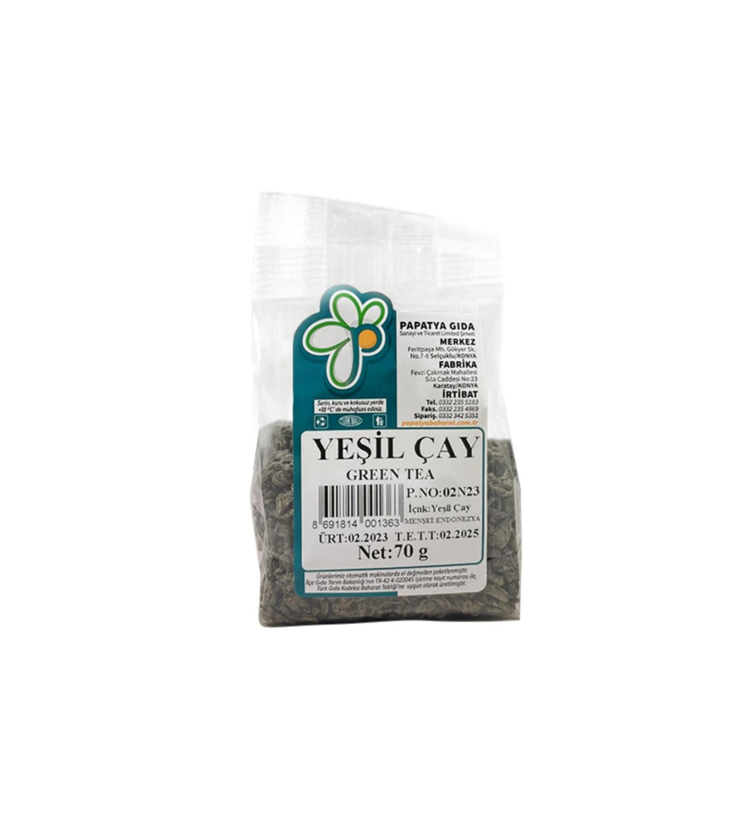 Papatya Food Green Tea 70 GE