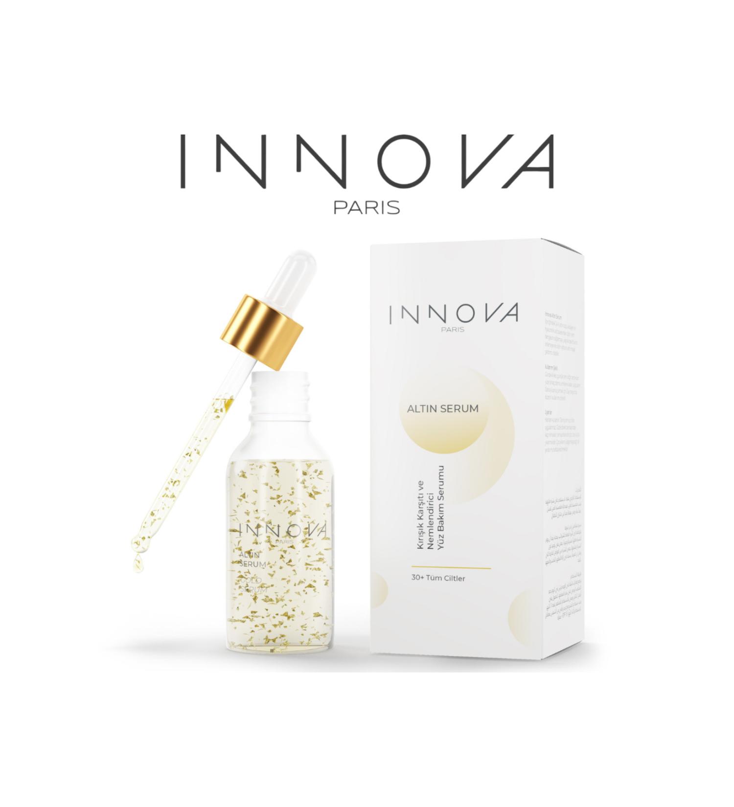Innova Anti-Wrinkle and Moisturizing Gold Serum 30ml - Buy Online on GoSupps.com
