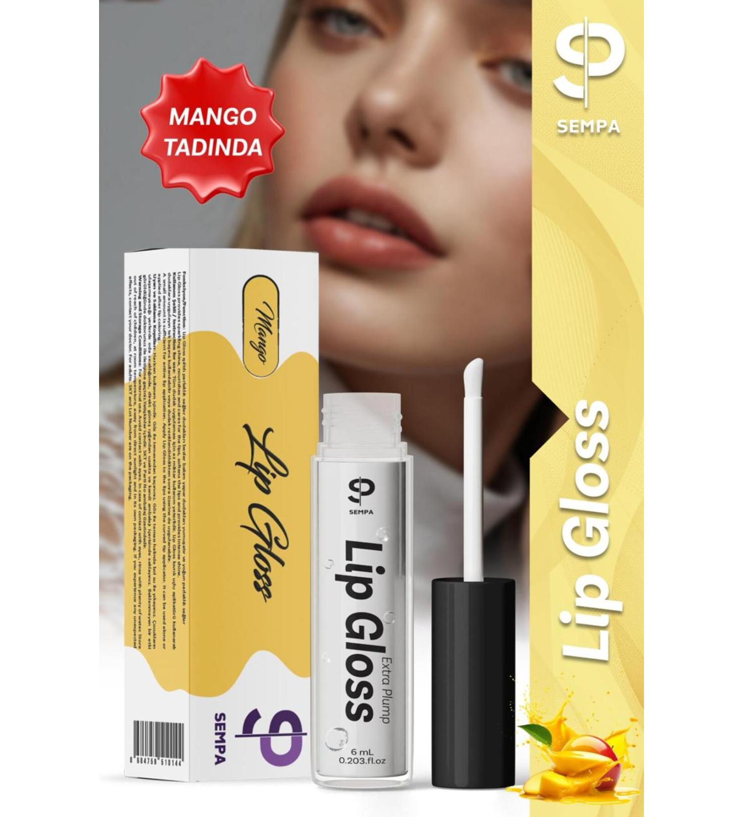 SEMPA COSMETICS Mango Lip Plumper and Shine Lip Gloss - Buy Online on GoSupps.com