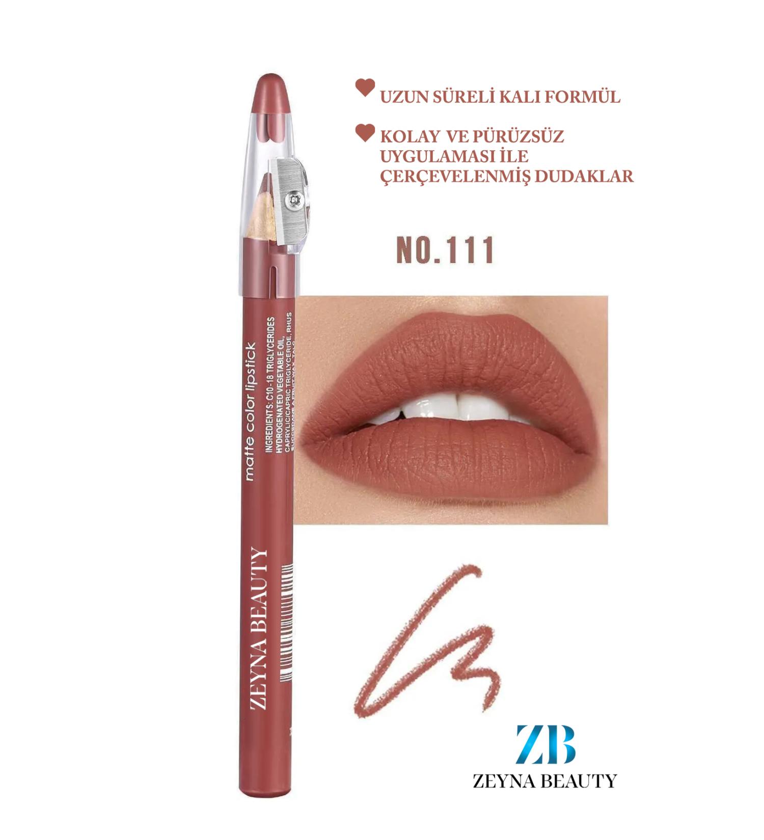 ZEYNABEAUTY Jumbo Lipliner Waterproof -Matte Jumbo Lipliner Waterproof