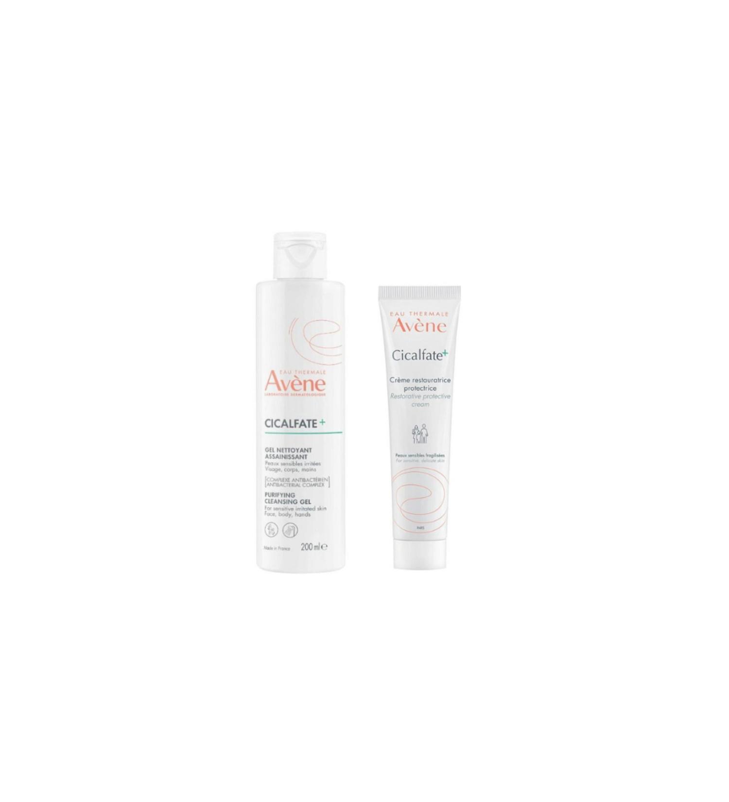 Avene Damaged and Sensitive Skin Care Routine