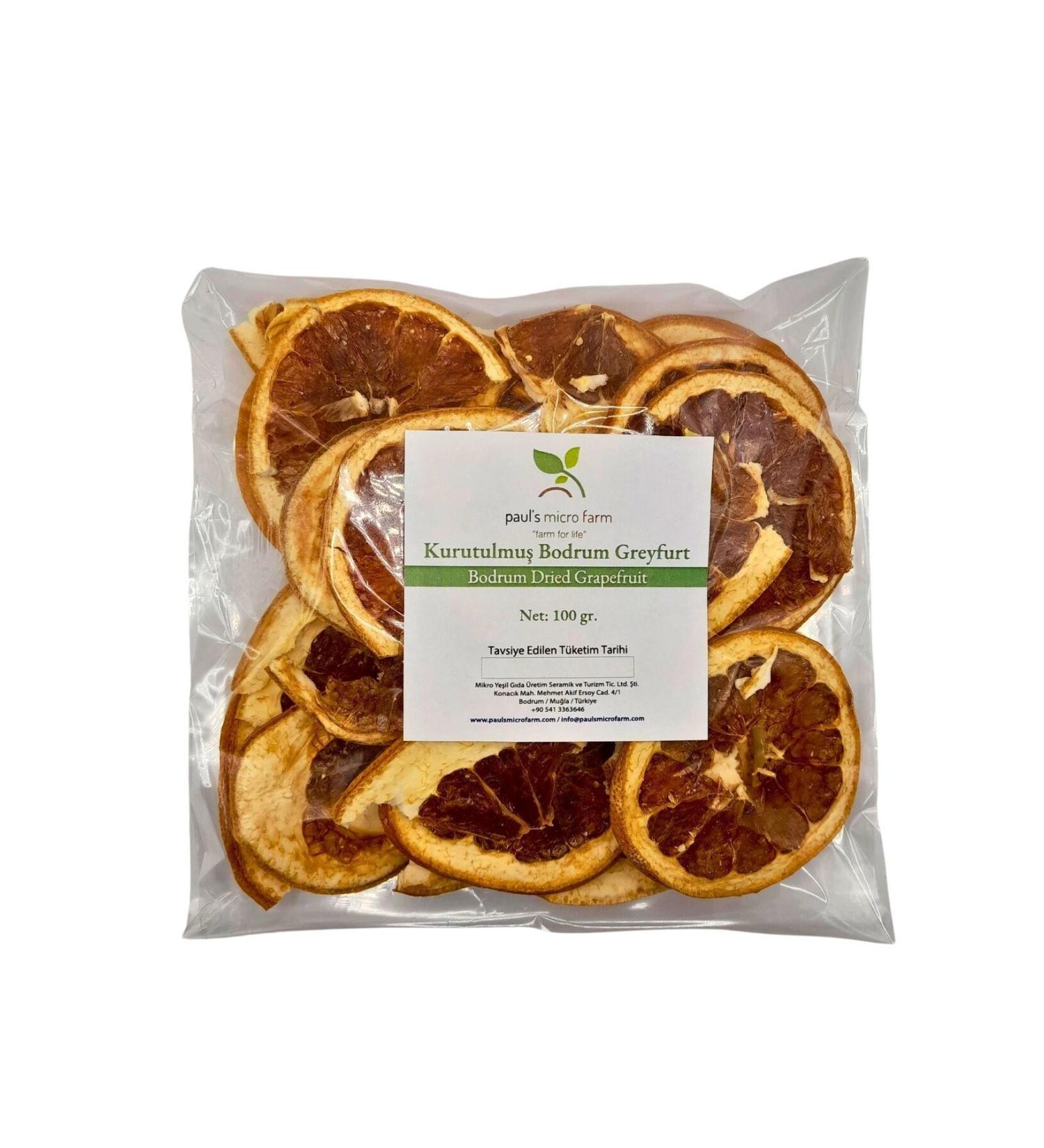Pauls Micro Farm Dried Bodrum Grapefruit 250 gr