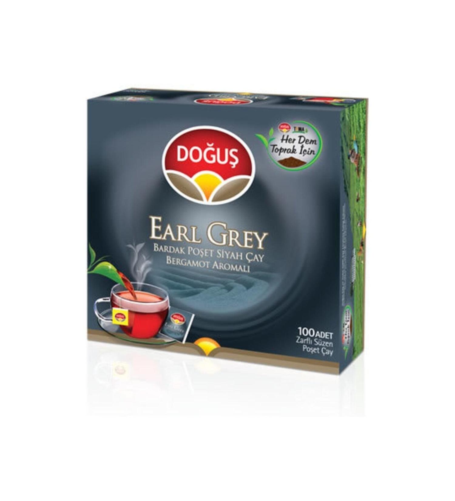Dogus Earl Grey Tea Bag Cup 100's 200gr