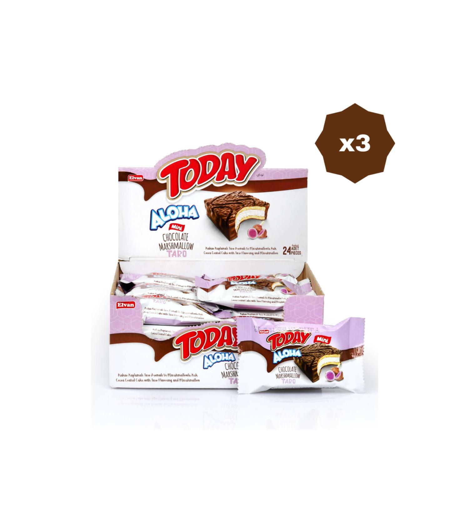 Elvan ALOHA MINI TOROLU MARSHMALLOW 20 GR 24 PIECES - (3 PACKS)