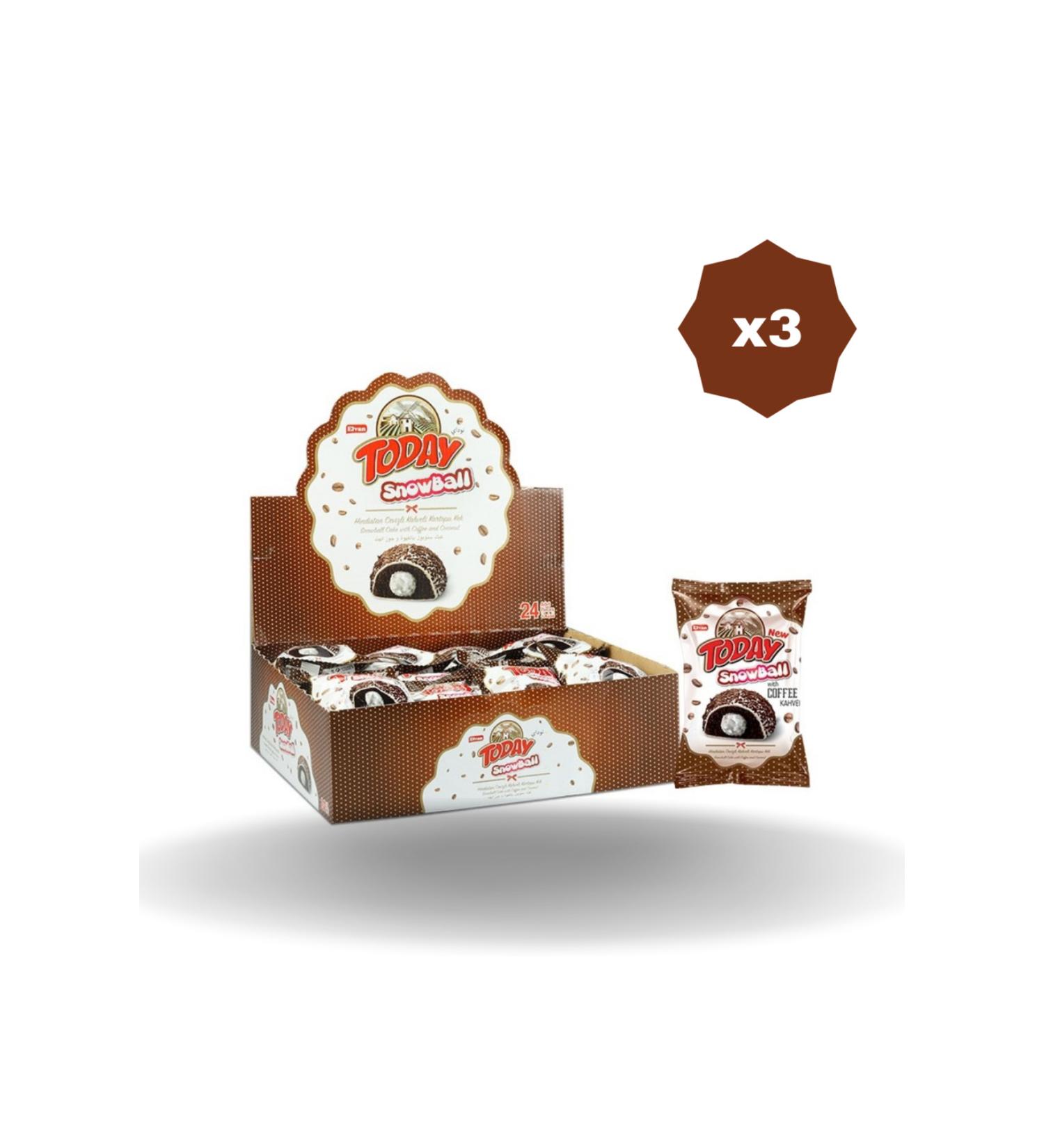 Elvan TODAY SNOWBALL COFFEE CAKE 35 GR 24-3 PACKS