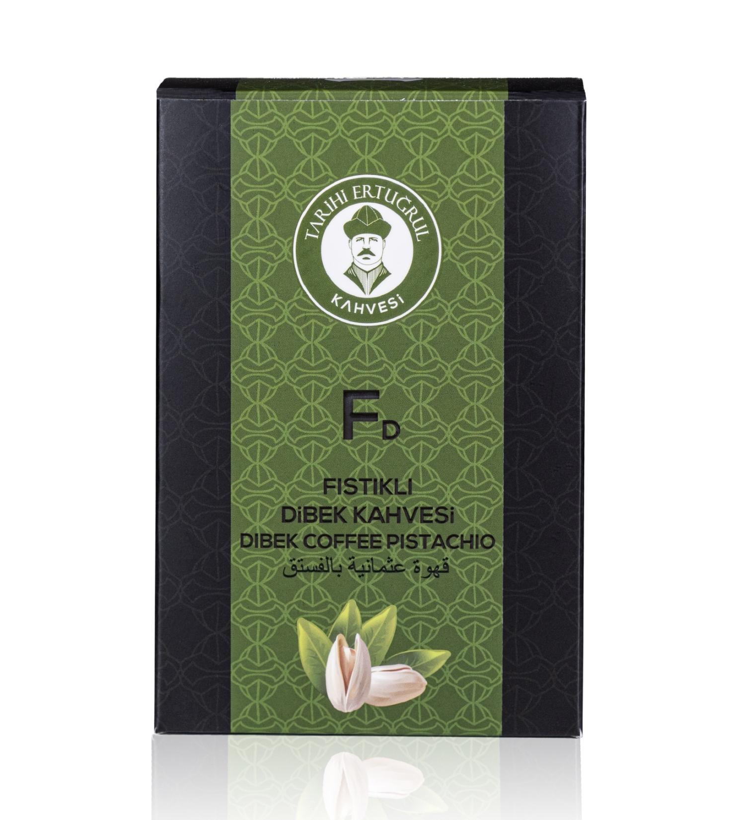 Historical Ertu rul Coffee Pistachio Dibek Coffee Box 200 G
