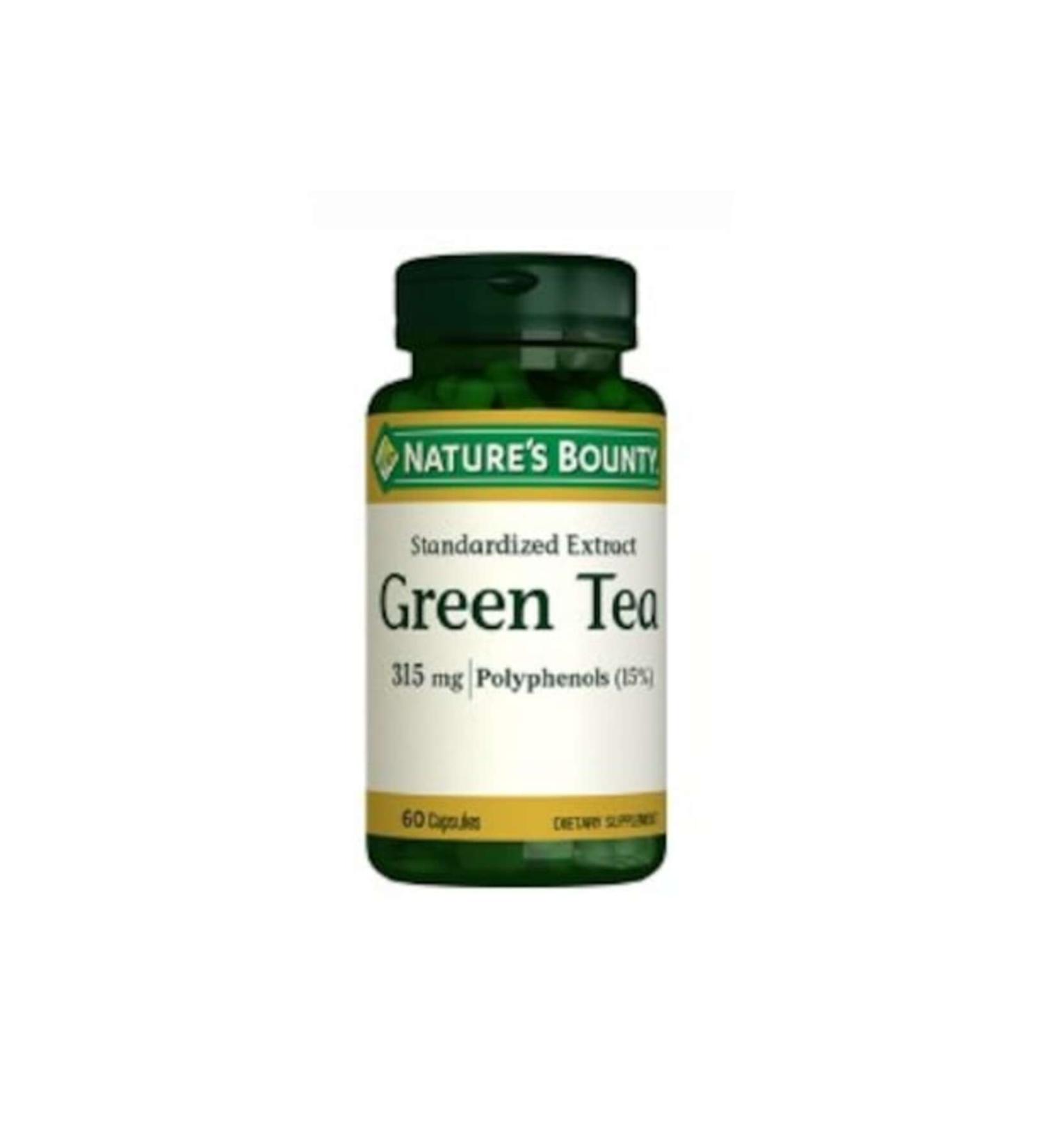 Natures Bounty Green Tea Extract 315 Mg 60 Capsules