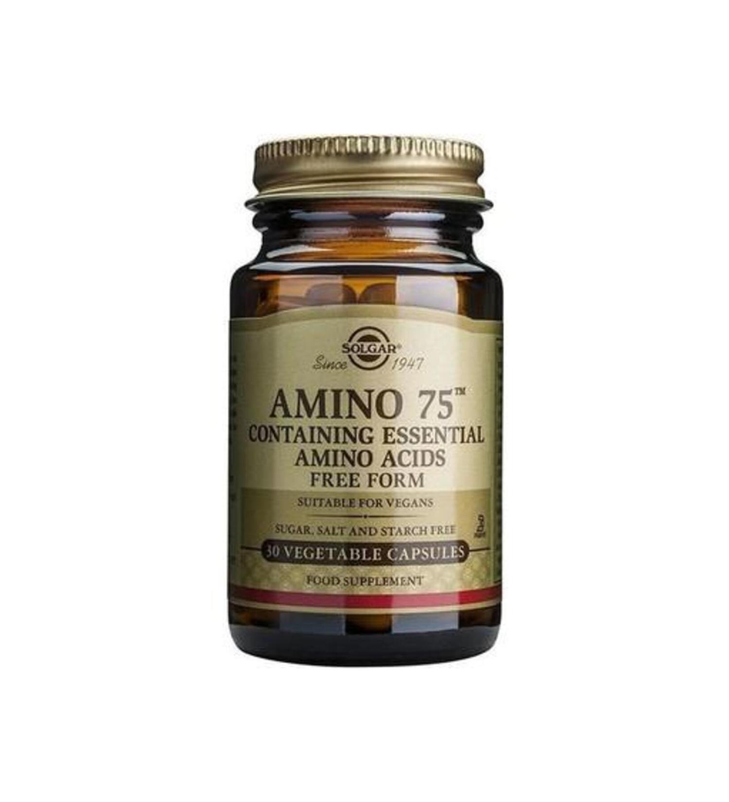 Solgar Amino 75 (ESSENTIAL AMINO) 30 Capsules