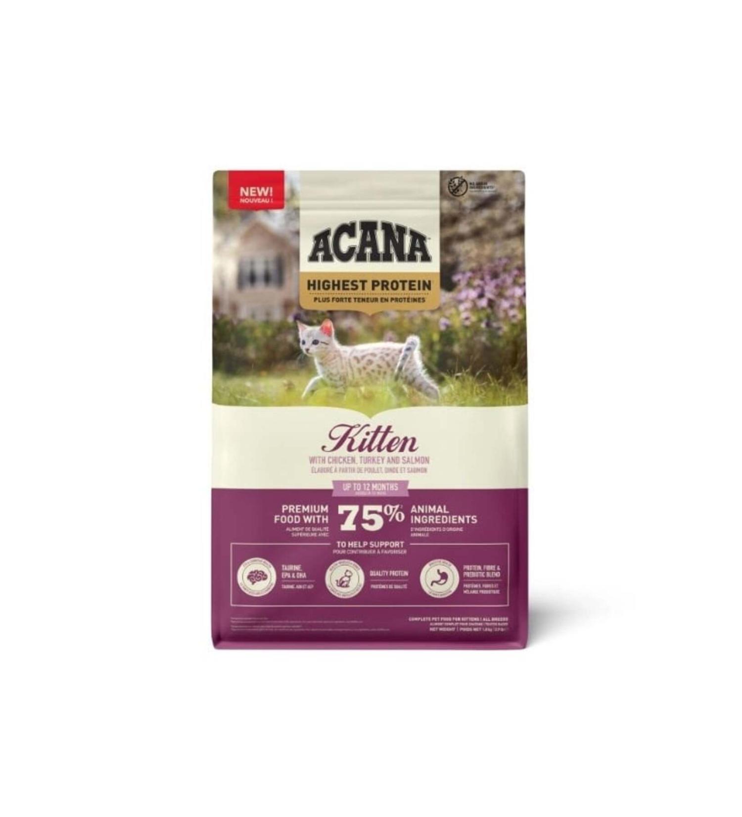 Acana Kitten Turkey and Salmon Kitten Food 1.8 Kg