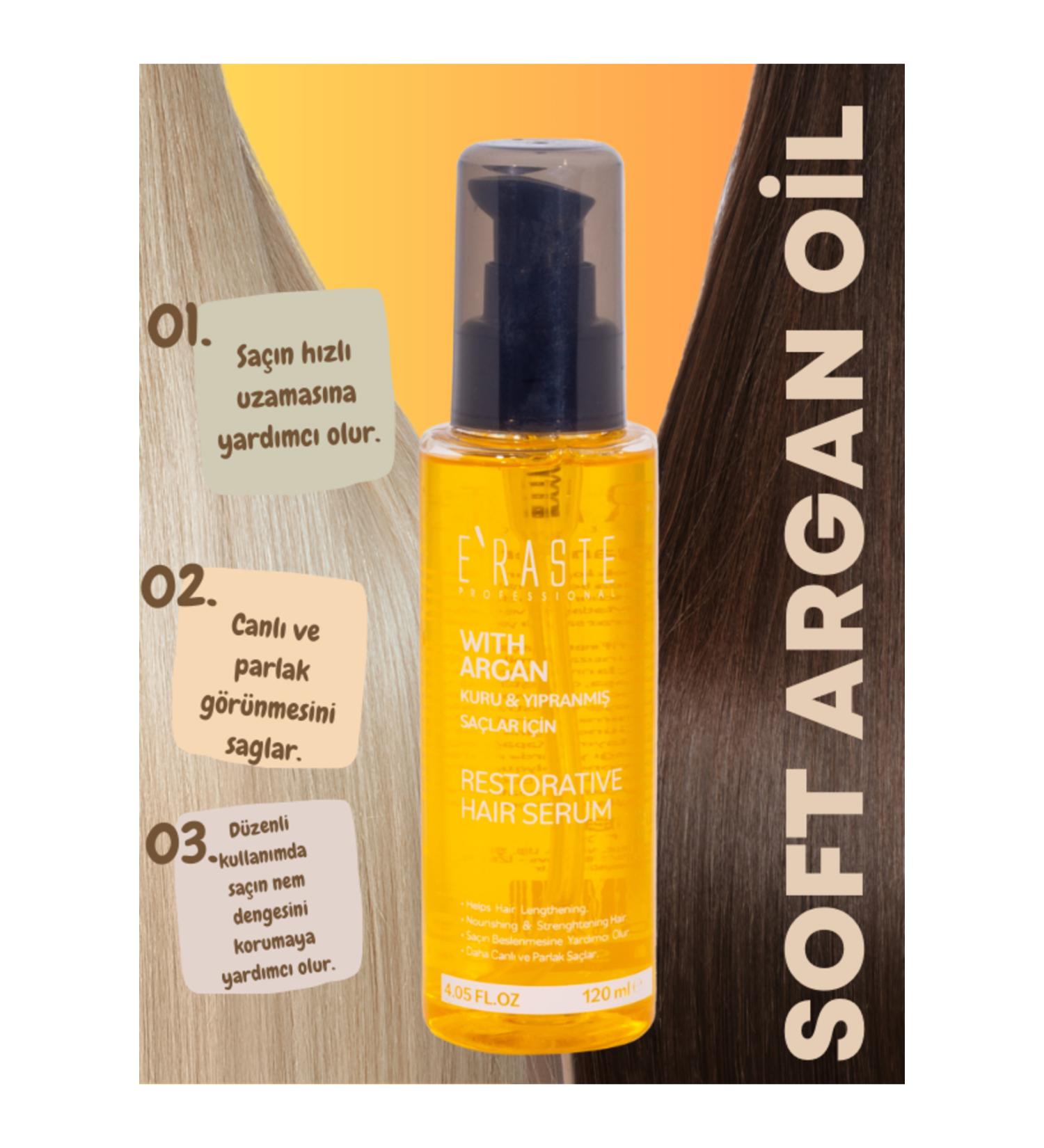 ERASTE Argan Serum 120ml - Buy Online on GoSupps.com