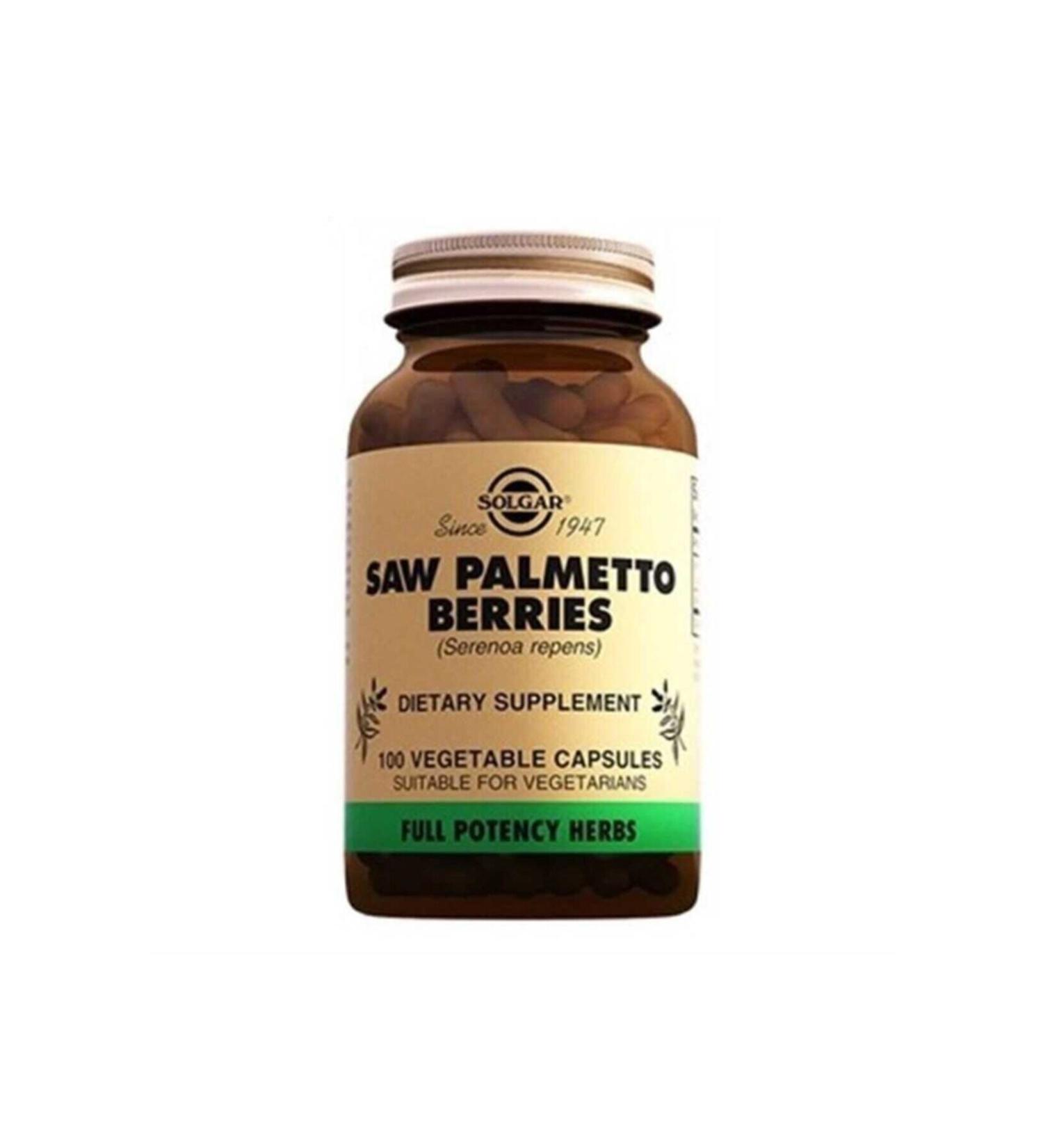 Solgar Saw Palmetto 520 Mg 100 Capsules - Buy Online on GoSupps.com