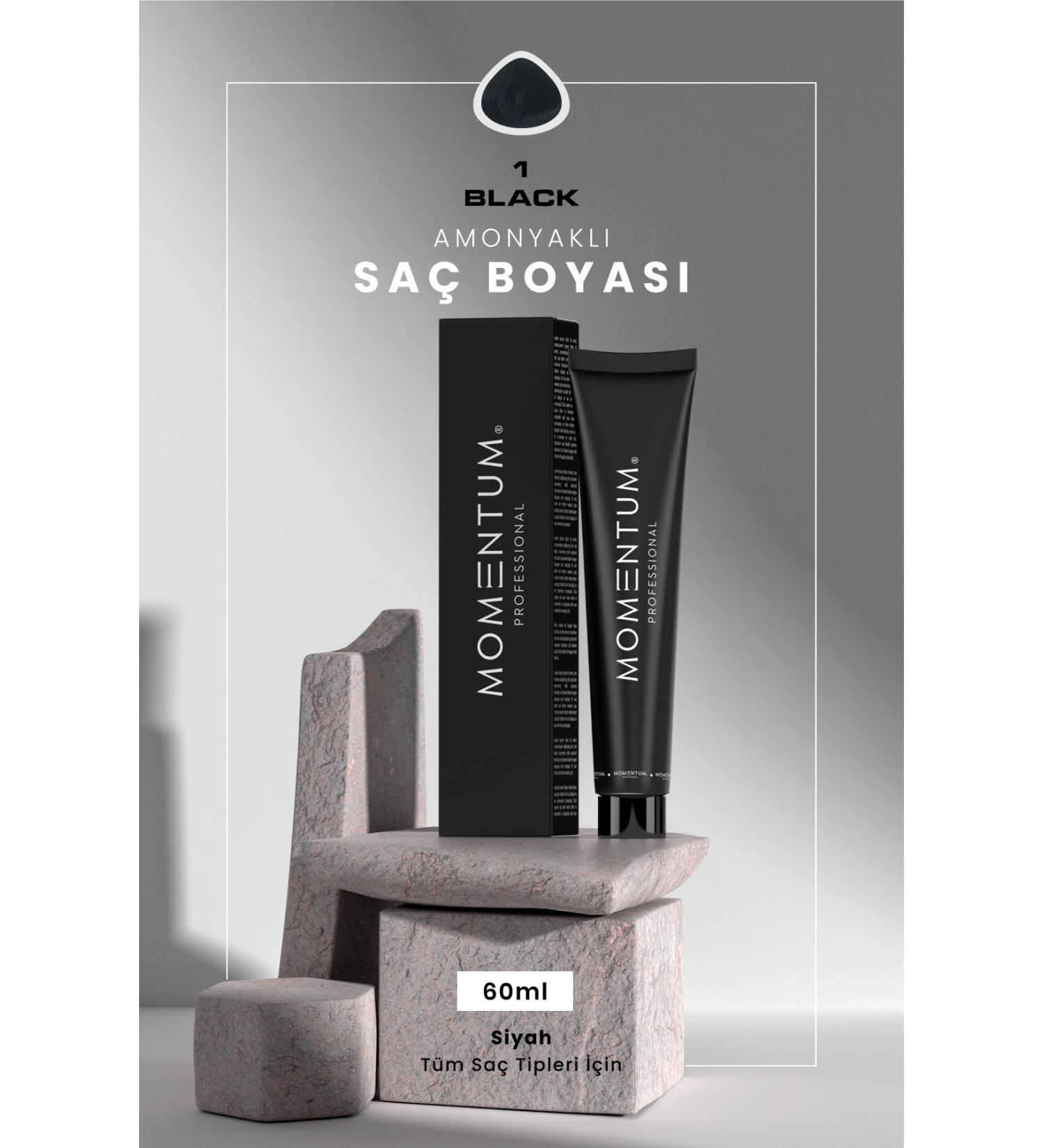 Momentum Hair Dye Black 1 60 ml