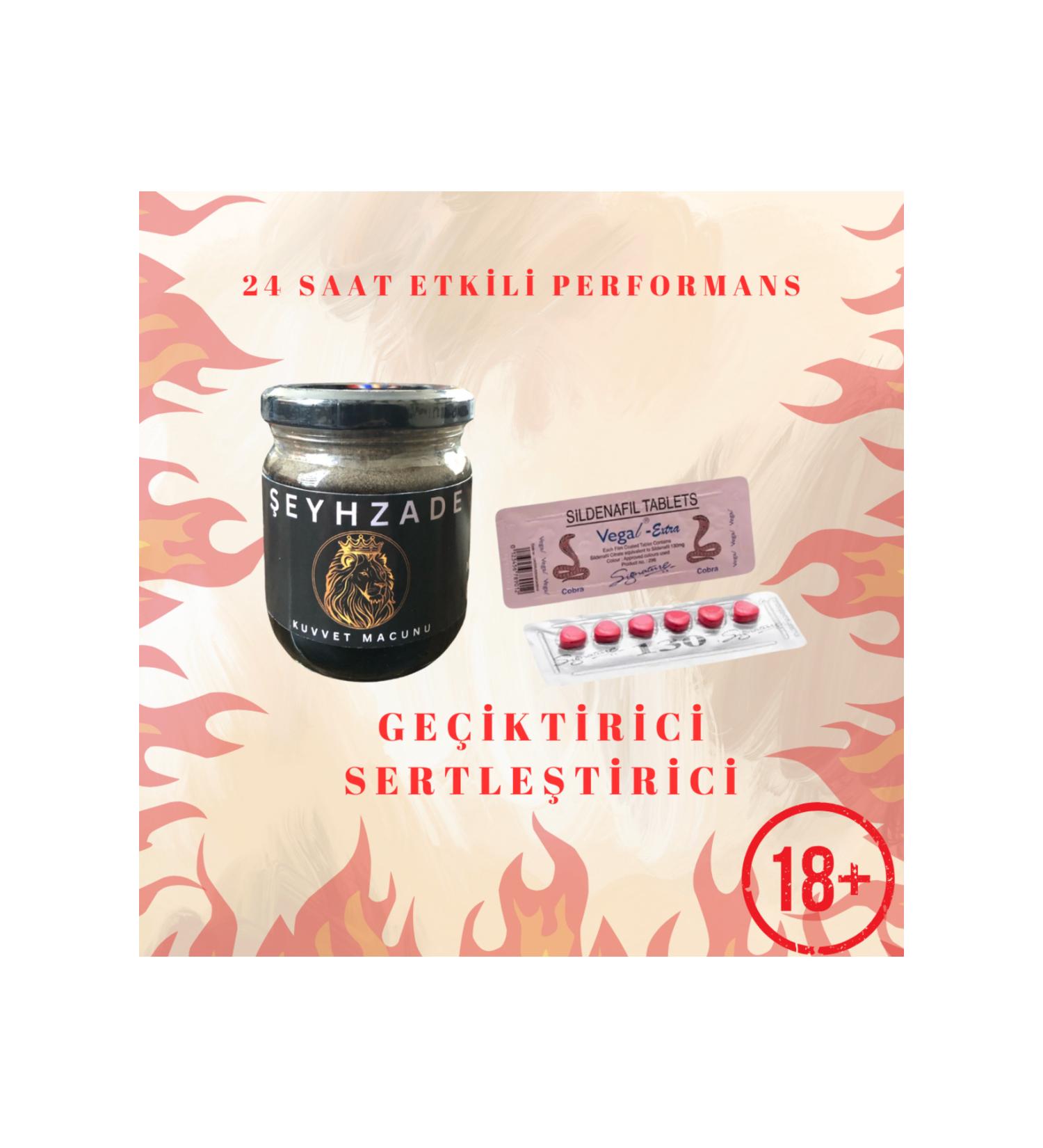 ERKEX N 6 LI VEGA TABLET + EYHZADE HERBAL PASTE 240 GR - ULTRA ADVANTAGEOUS SET