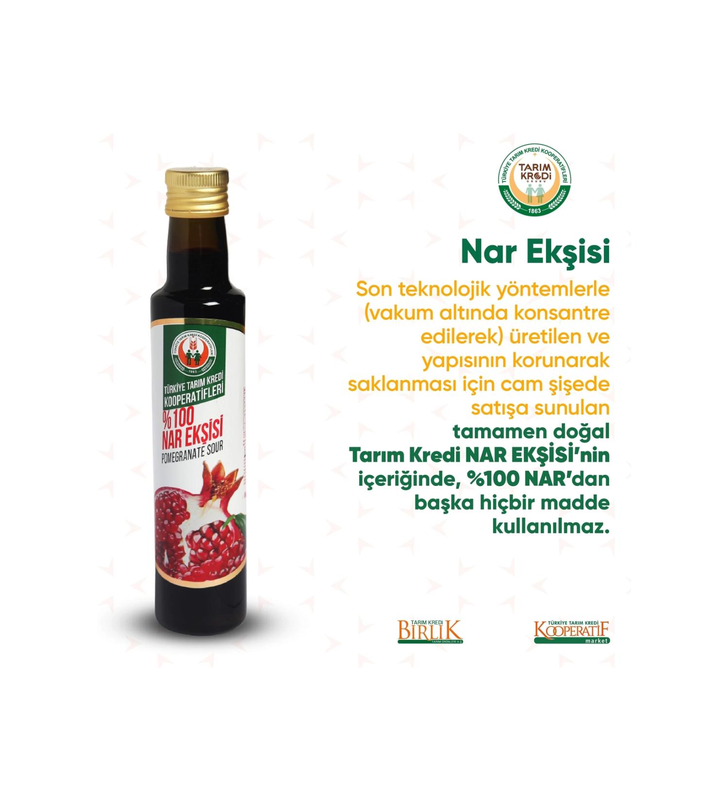 Agricultural Credit Union Agricultural Credit Natural Additive-Free Pomegranate Syrup 350 gr