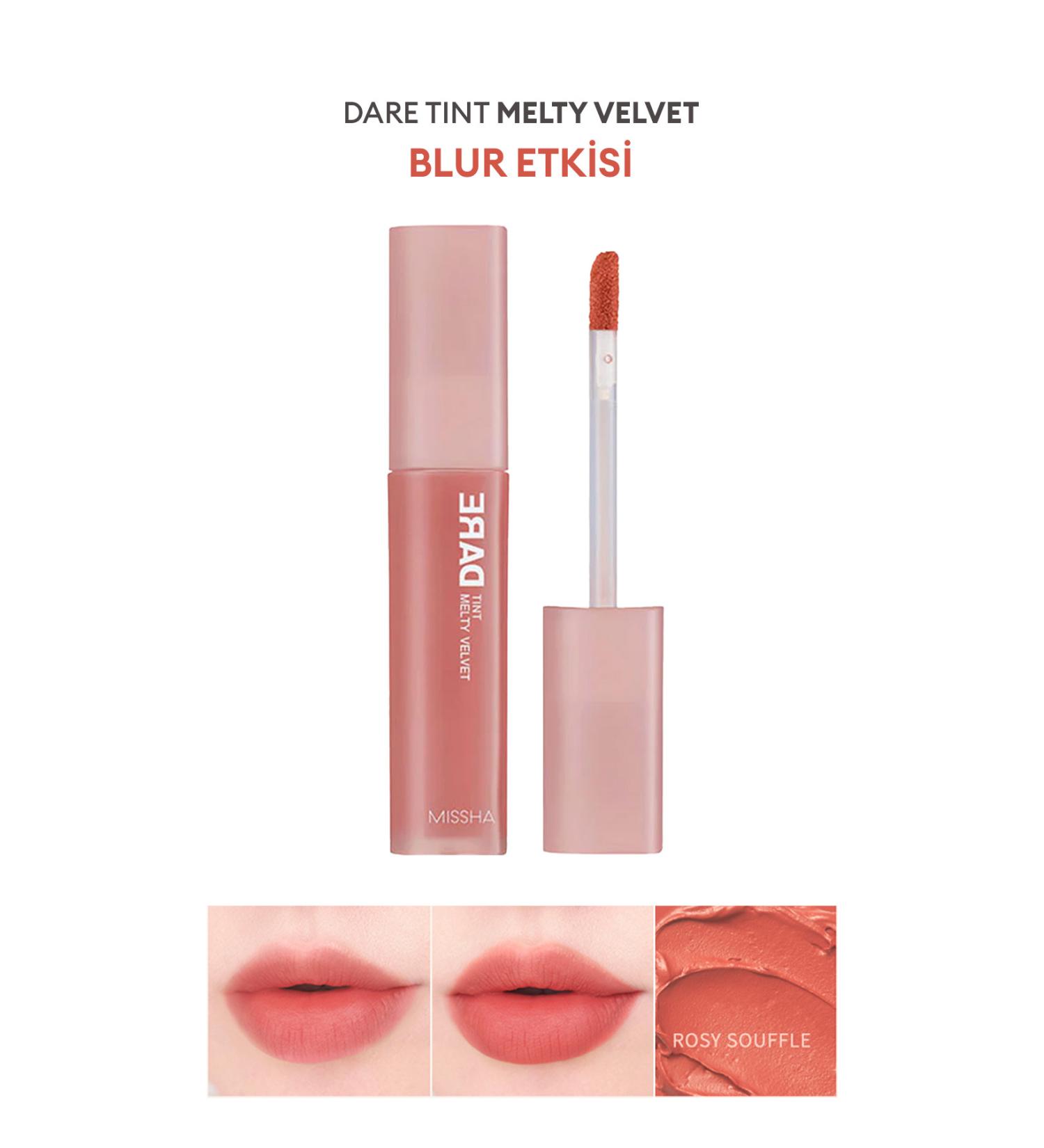 Missha Long-Lasting Non-Smudge Velvet Finish Tint Dare Tint Melty Velvet (Rosy Souffle) - Buy Online on GoSupps.com