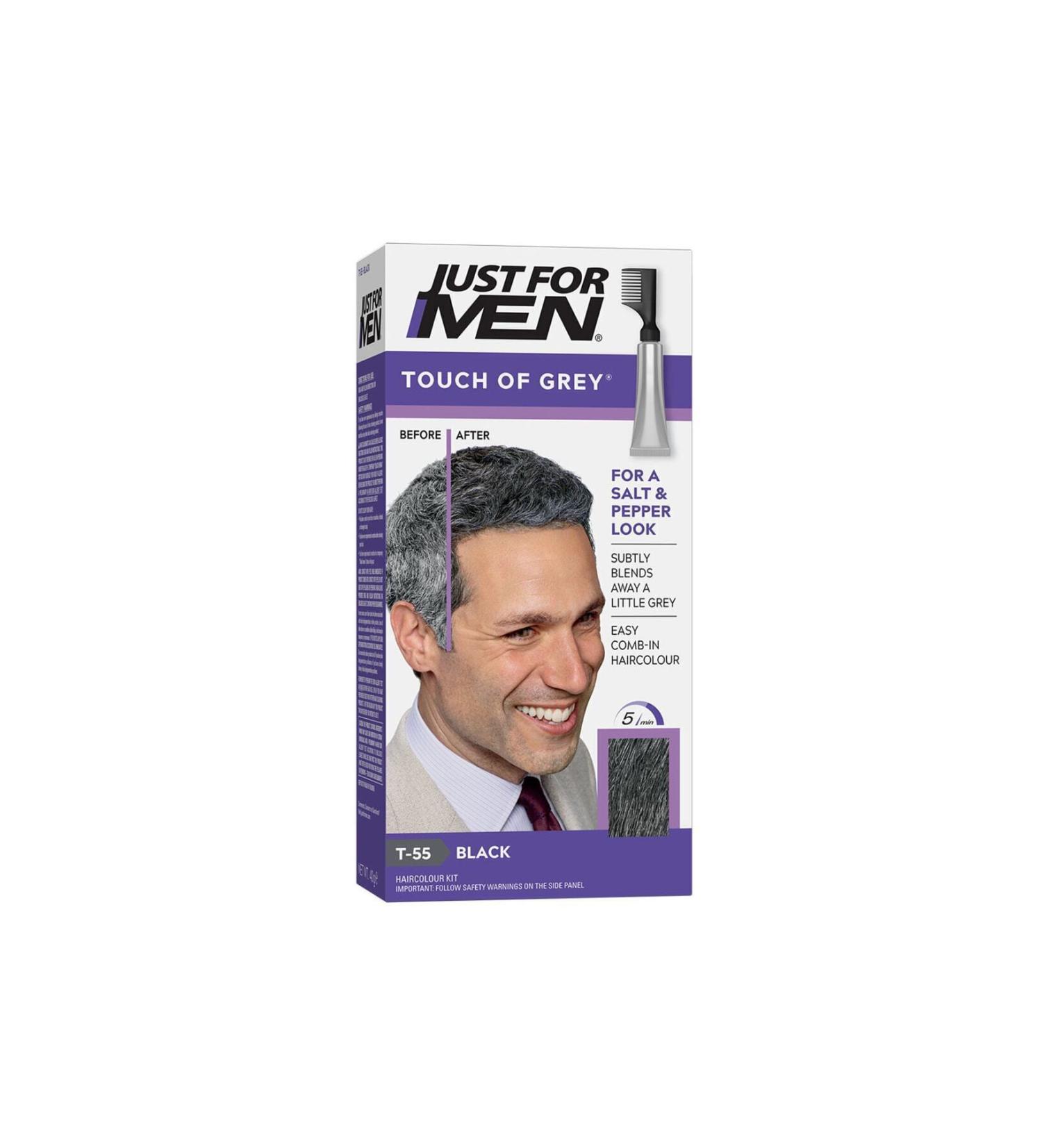 Just For Men Hair and Beard Dye That Makes Your Hair Look Fuller and Thicker (T-55) MMCZ87
