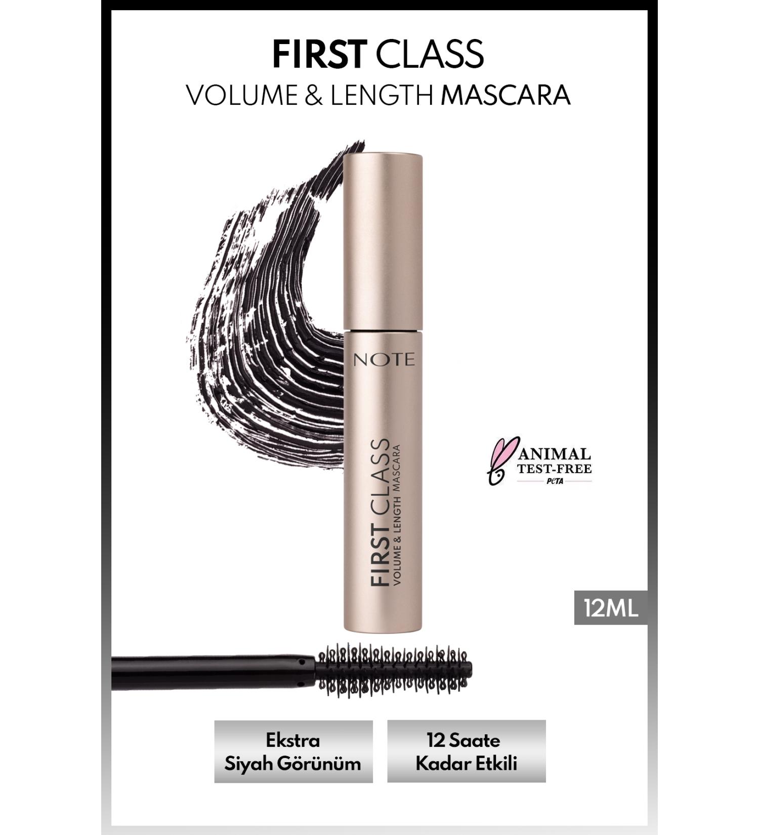 Note Cosmetics First Class Volume and Lengthening Mascara - Buy Online on GoSupps.com