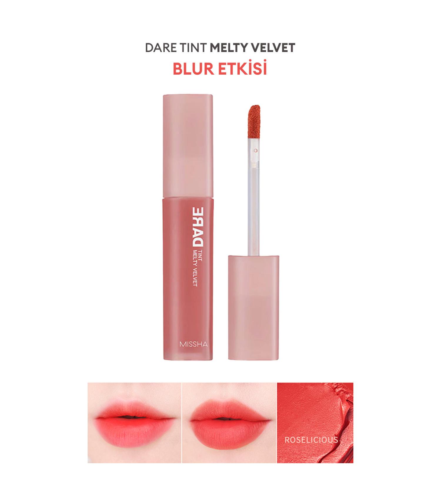 Missha Long-Lasting Non-Smudge Velvet Finish Tint Dare Tint Melty Velvet (Roselicious) - Buy Online on GoSupps.com