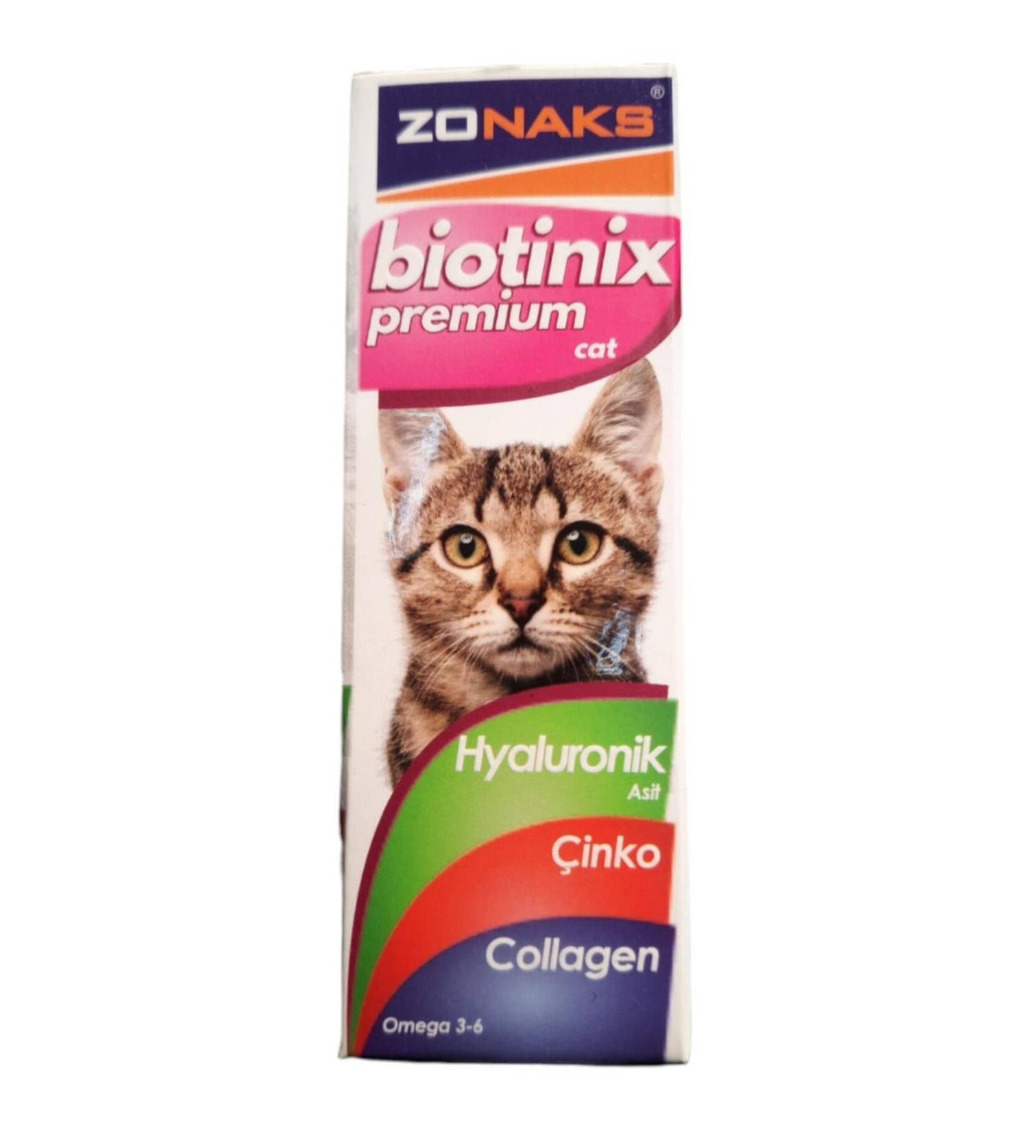 Zonaks Biotinix Premium Cat 50 ml Zonaks Biotin Zinc Collagen Supplement