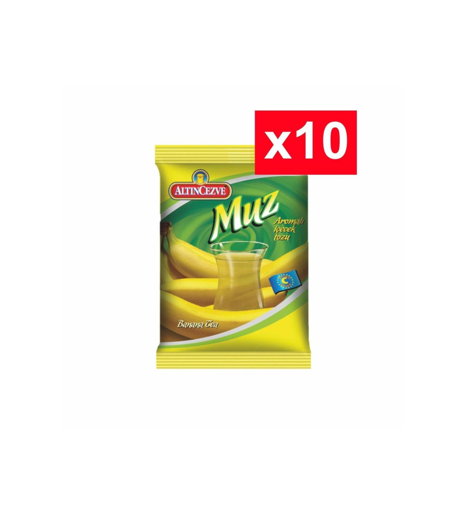 Alt ncezve Banana Flavored Drink Powder 250 Gr - 10-PACK