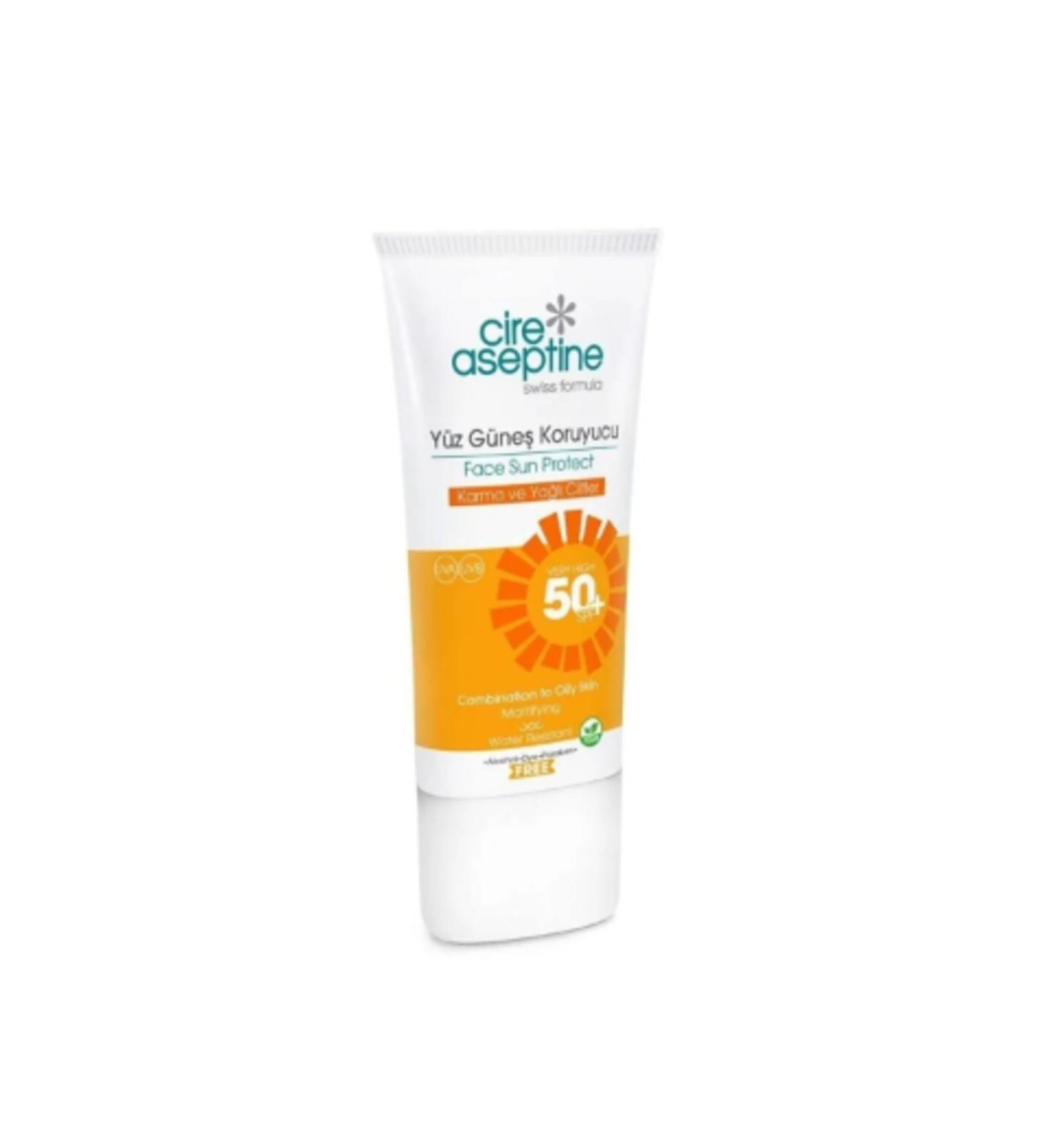 Cire Aseptine Face Sunscreen Spf 50 Combination and Oily Skin 50 ml