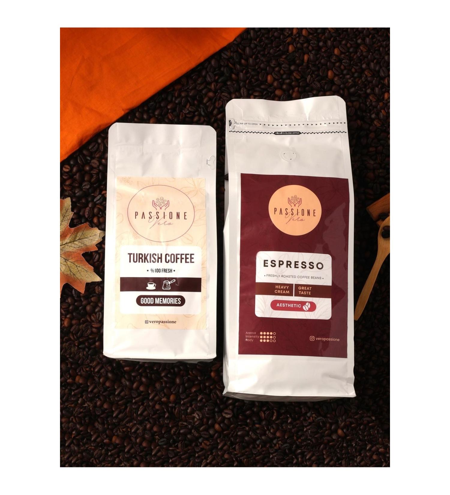 veropassione Espresso Bean Coffee and Turkish Coffee Together - Buy Online on GoSupps.com