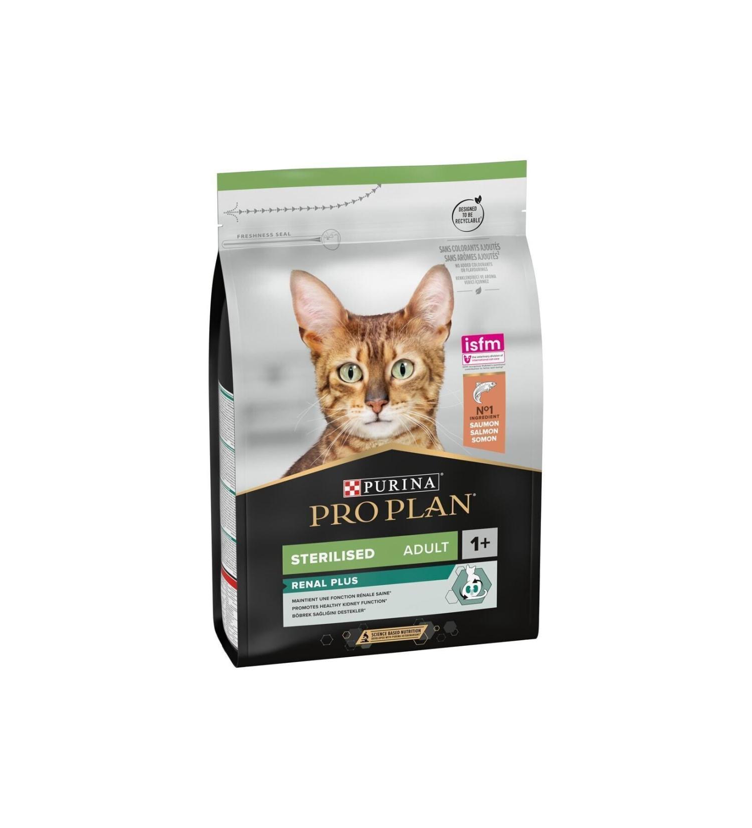 Pro Plan Sterilized Salmon Dry Cat Food 3 Kg - Buy Online on GoSupps.com